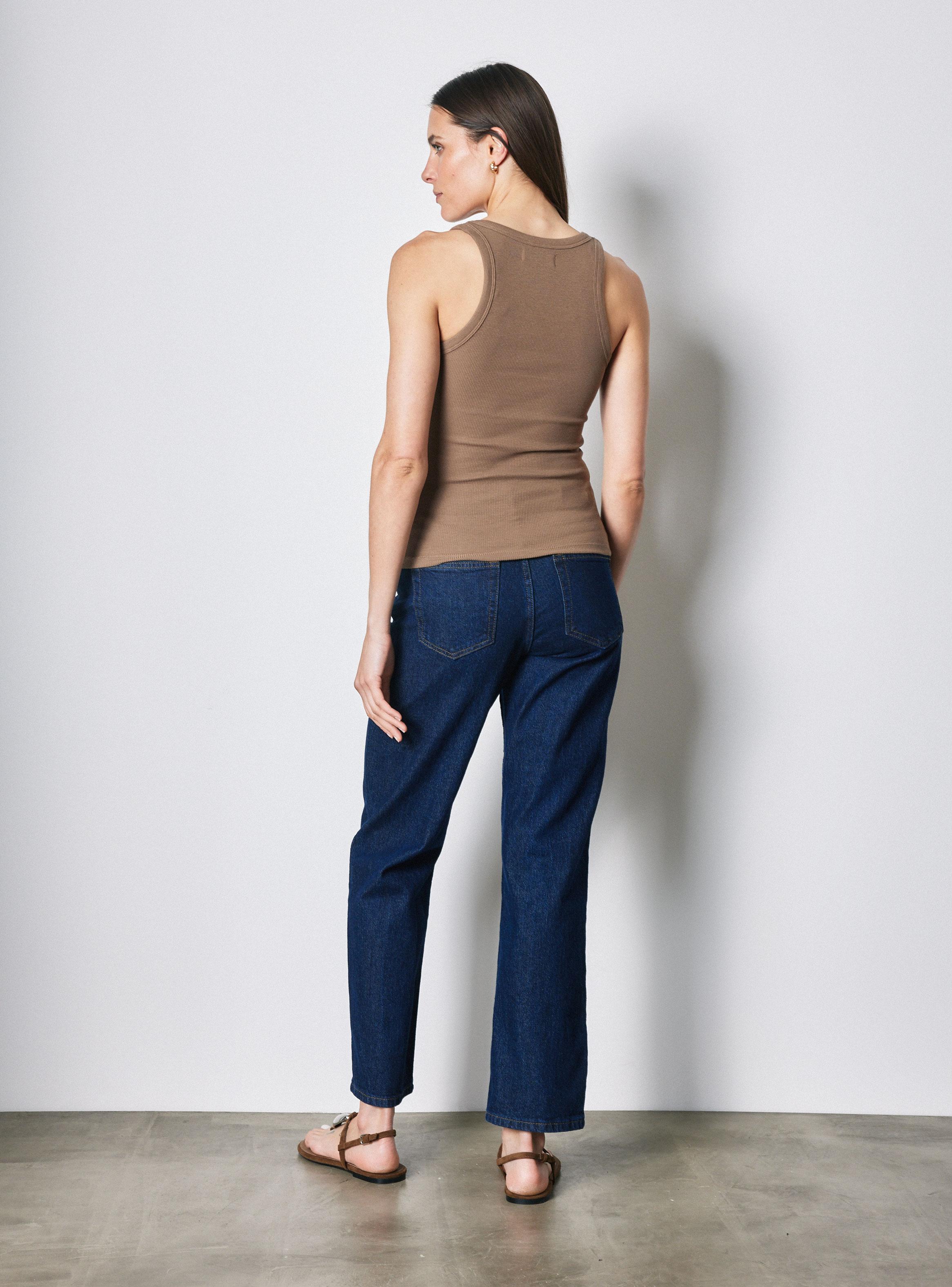 Polera sin Mangas Escote Redondo-5