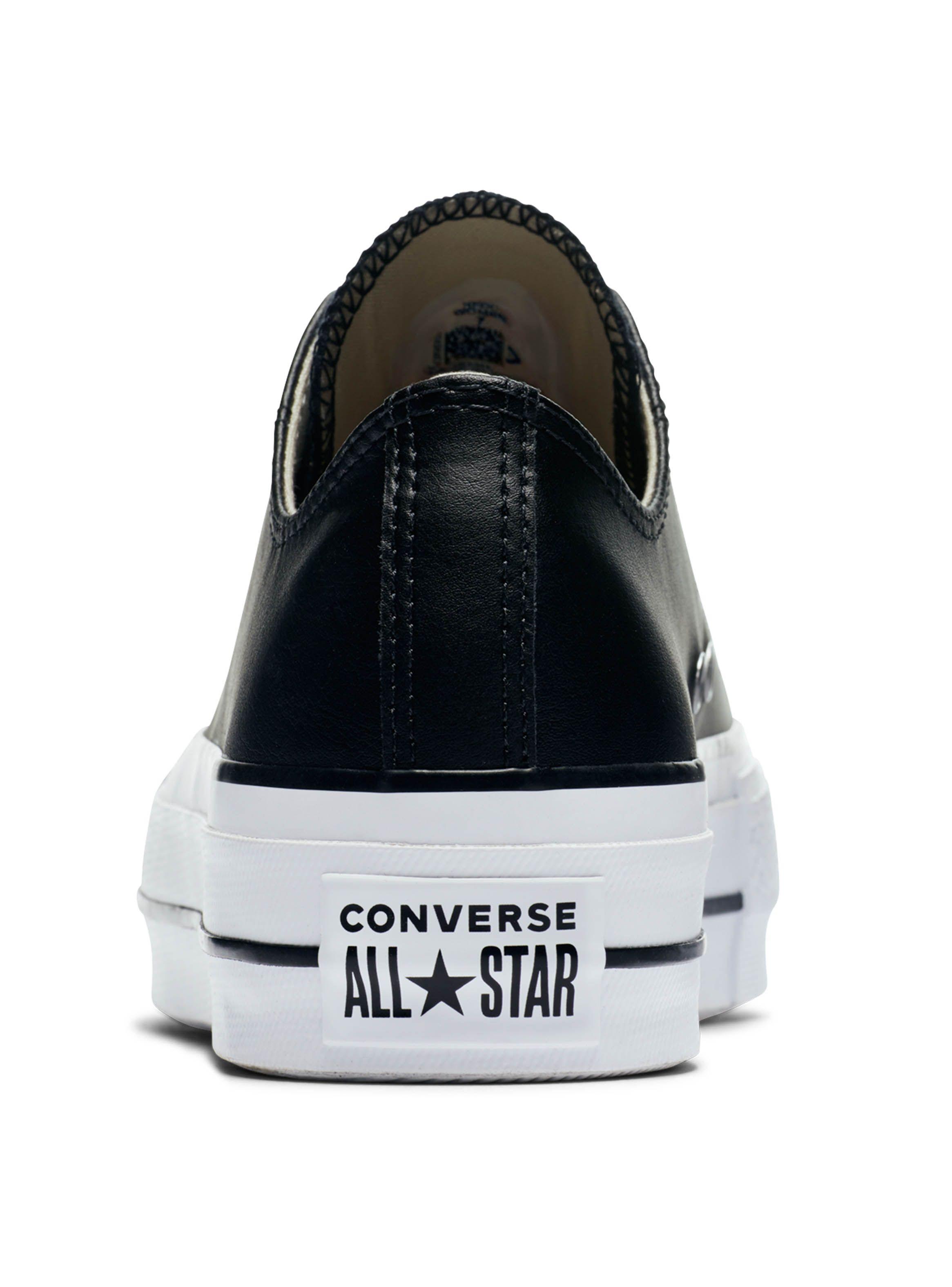 Zapatilla Converse Plataforma Urbana Negra Mujer-2