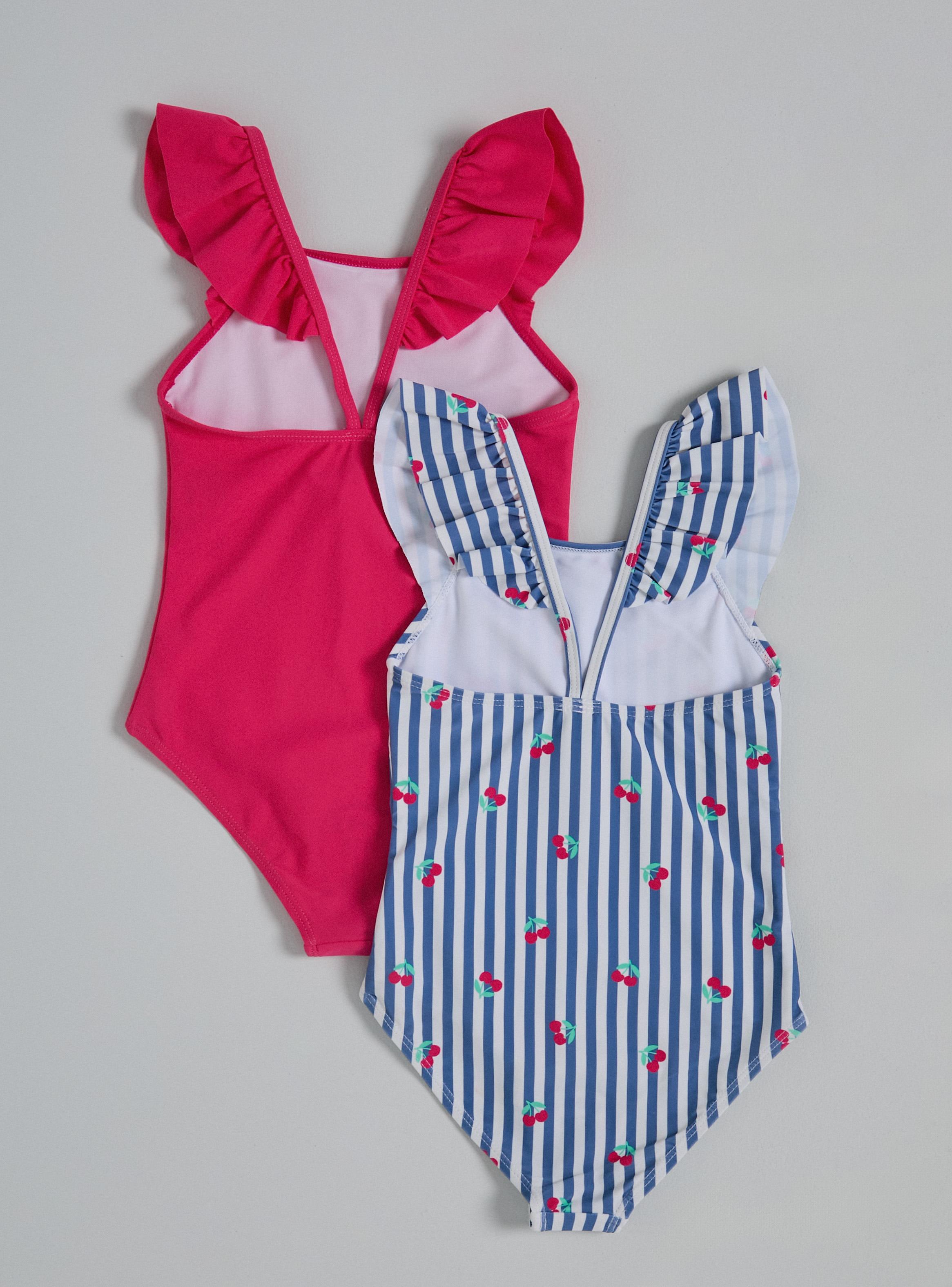Traje de Baño Bipack Estampado Niña-3