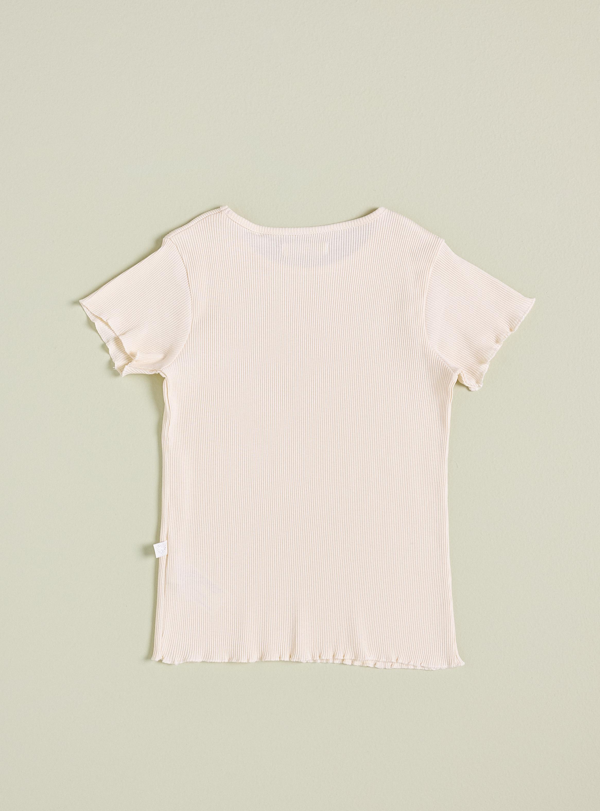 Polera Rib Lisa Color Niña-1