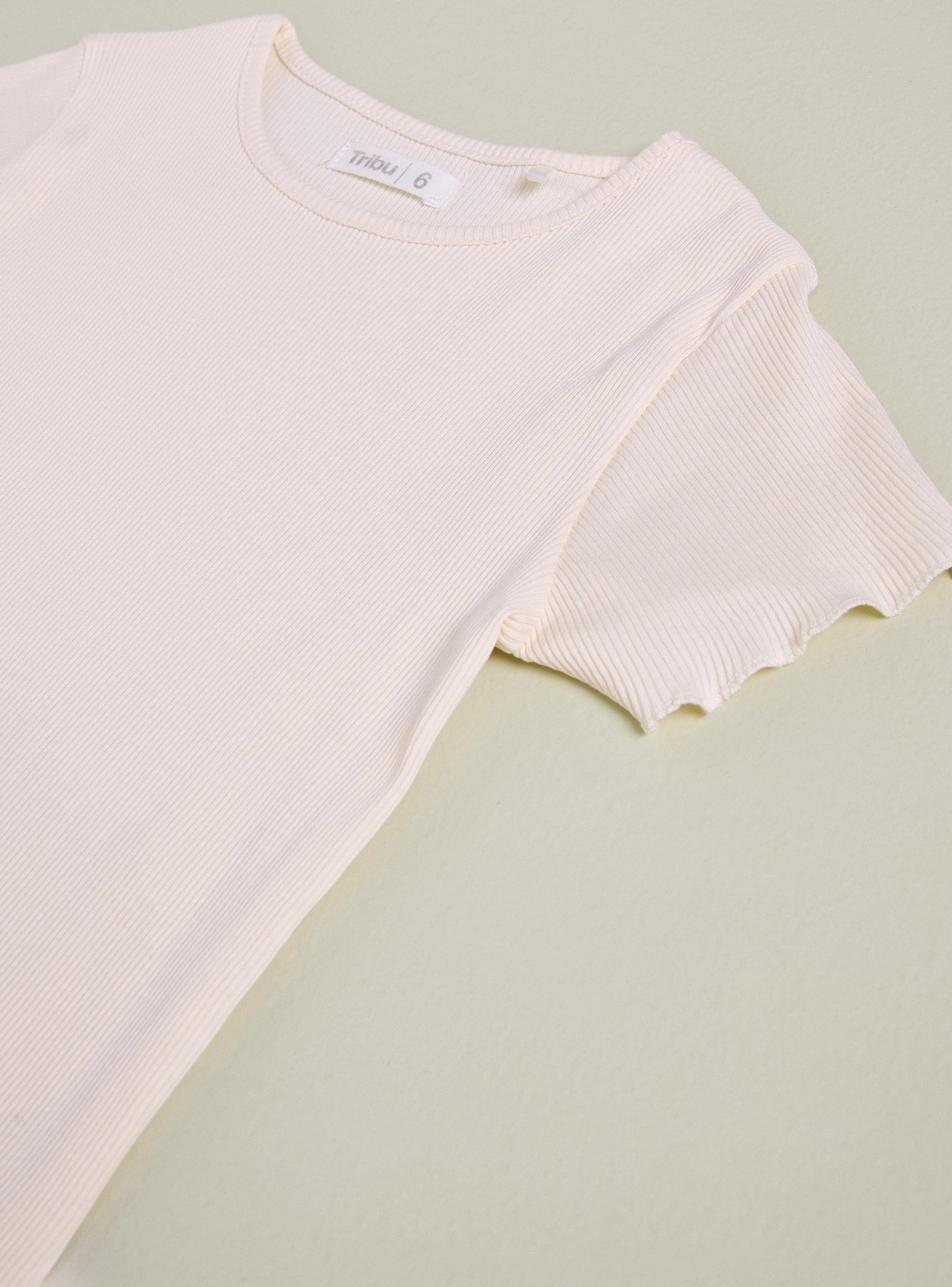 Polera Rib Lisa Color Niña-2