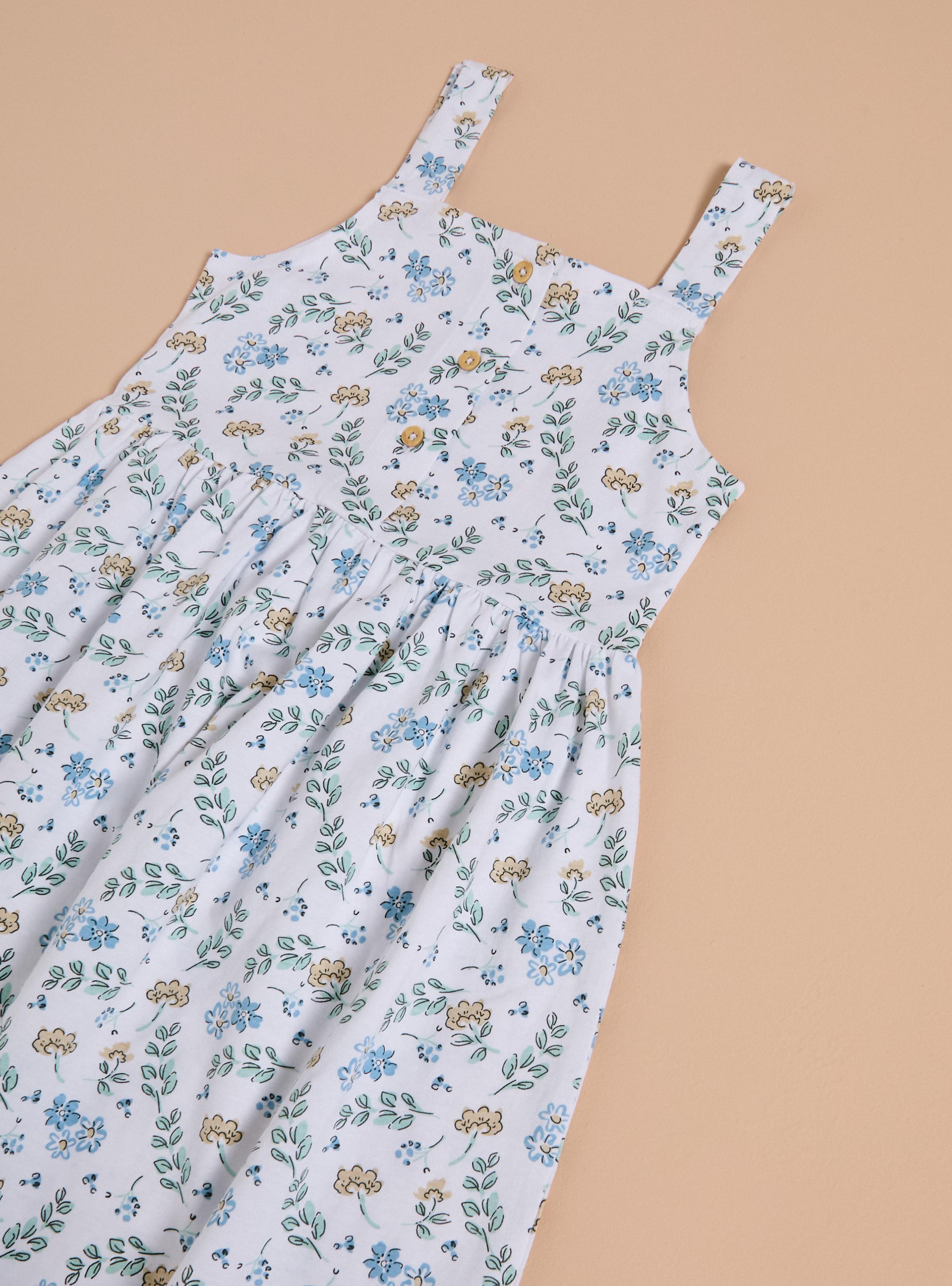 Vestido Estampado con Botones-2