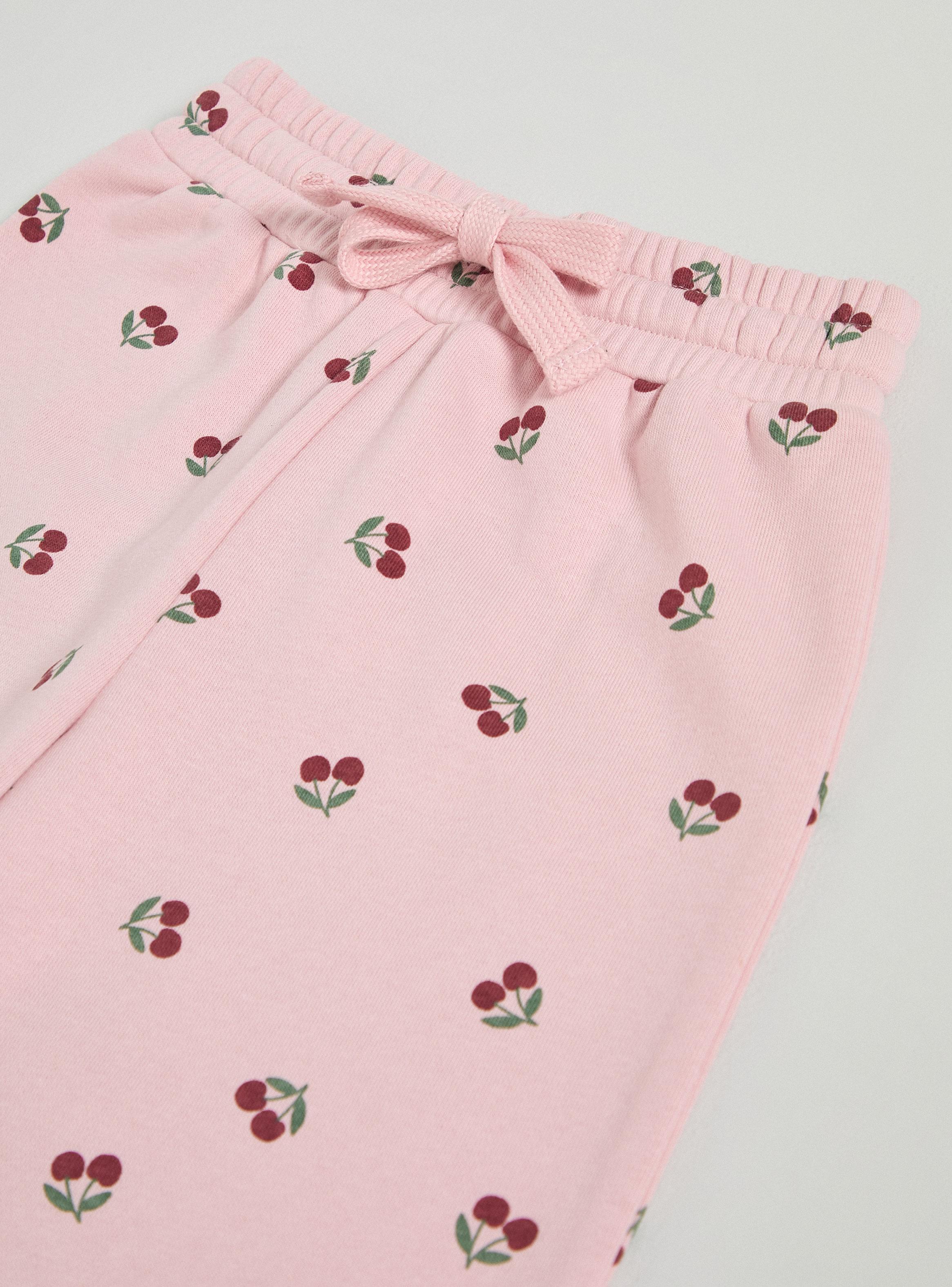 Pantalón de Buzo Estampado Elasticado-2