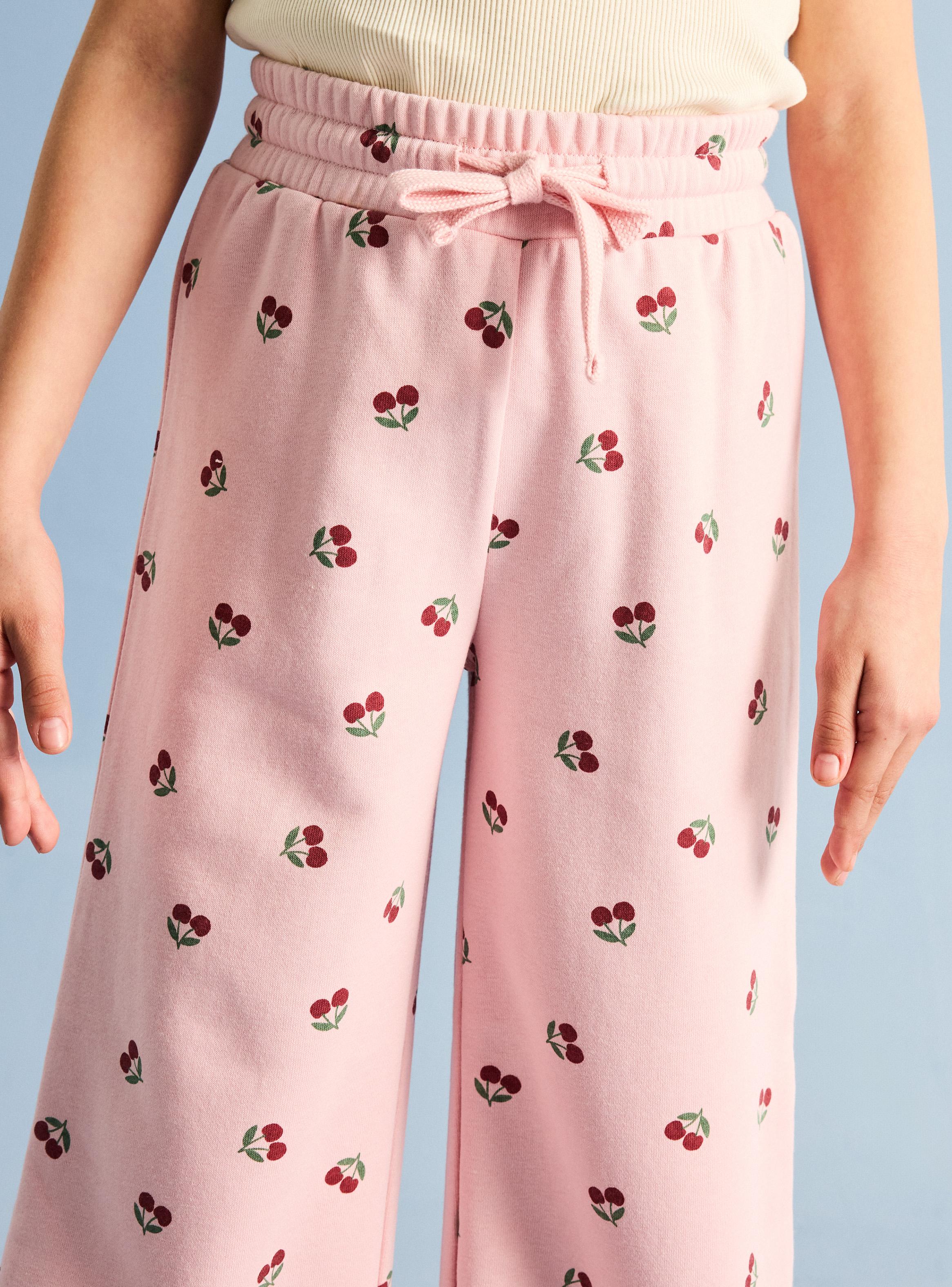 Pantalón de Buzo Estampado Elasticado-4