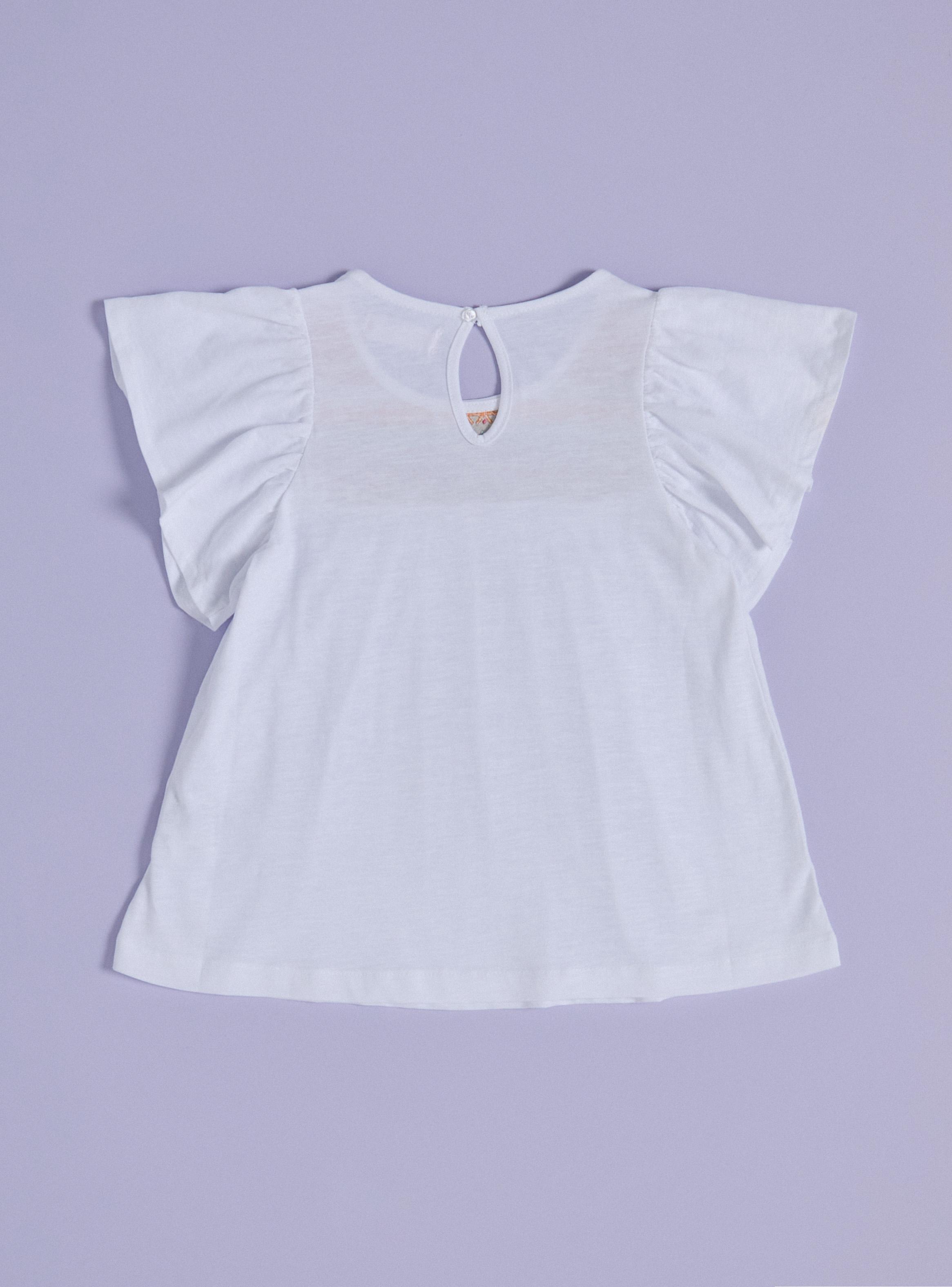 Polera Bordada con Mangas Anchas-3