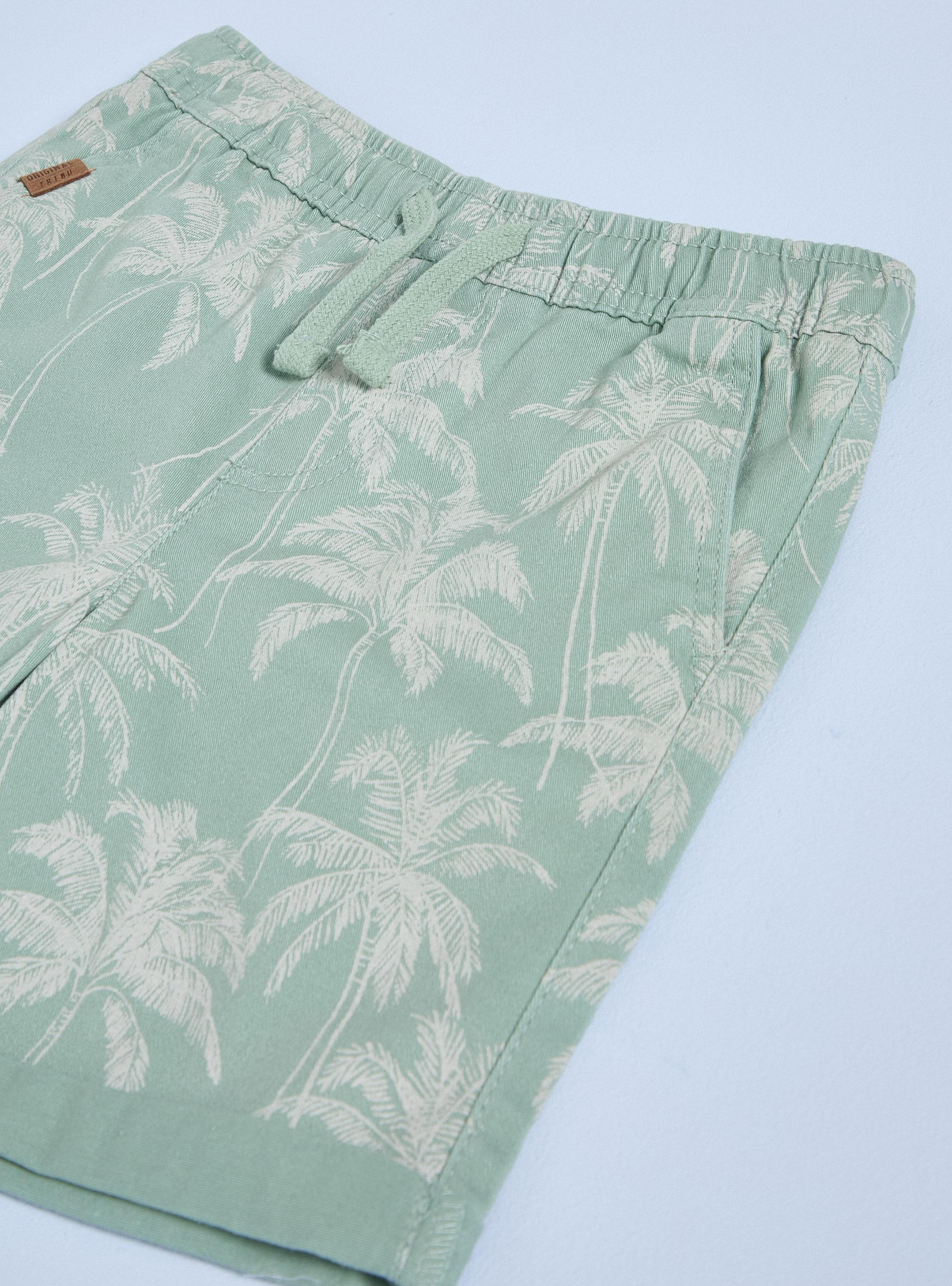Bermuda Twill Estampado Playero-2