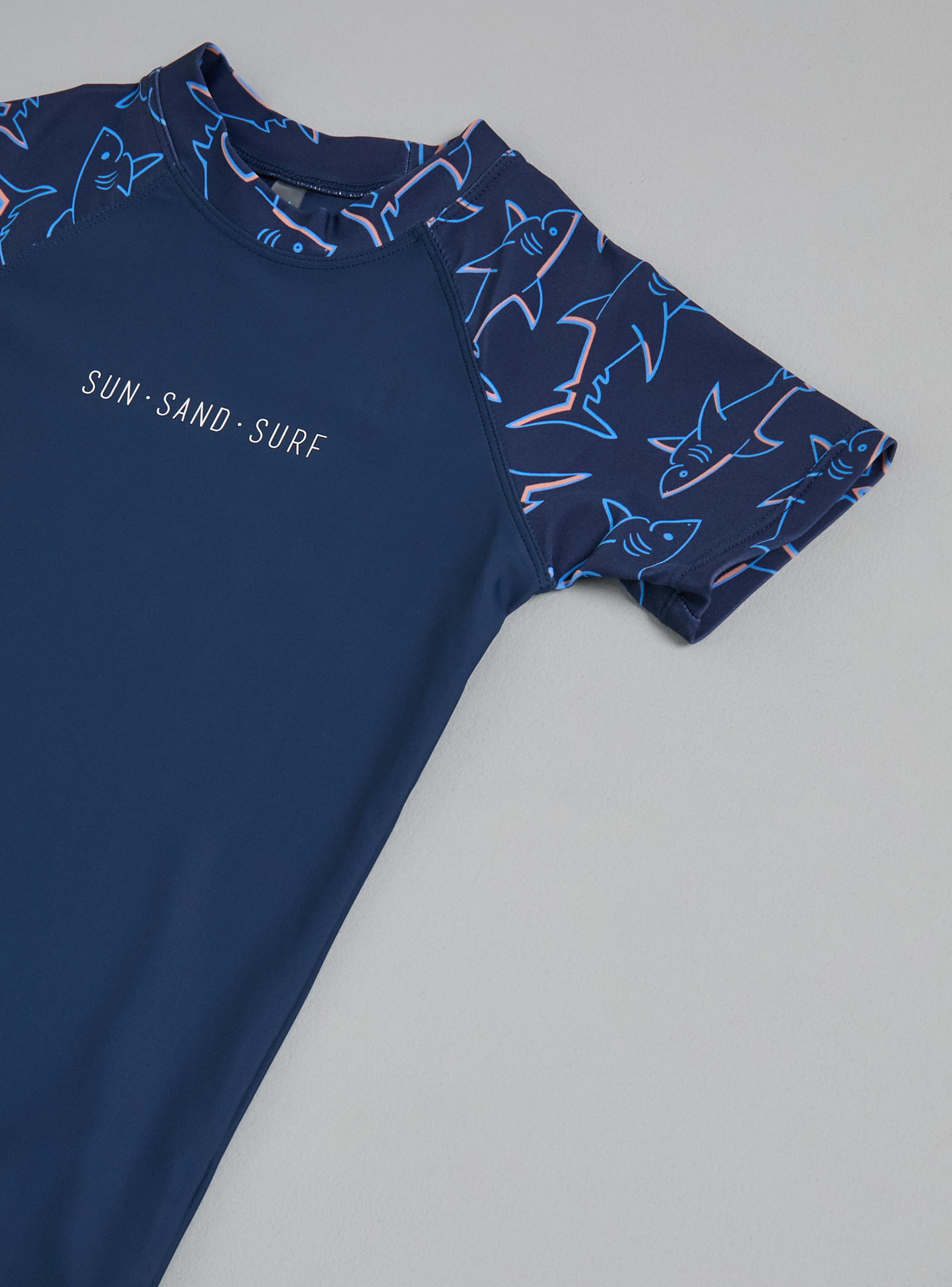 Traje de Baño Polera UV Estampado Niño-2