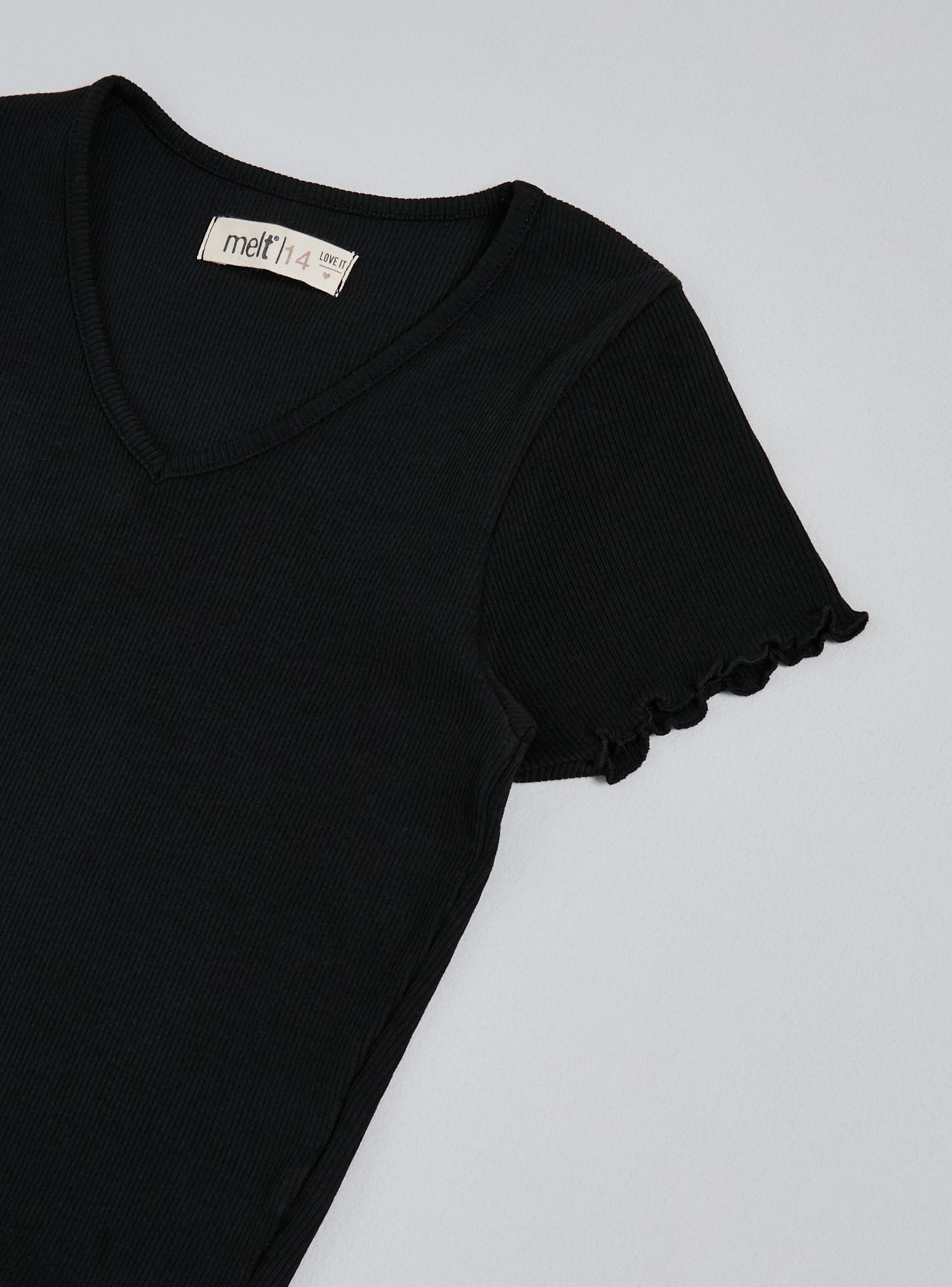 Polera Rib con Borde Irregular-2