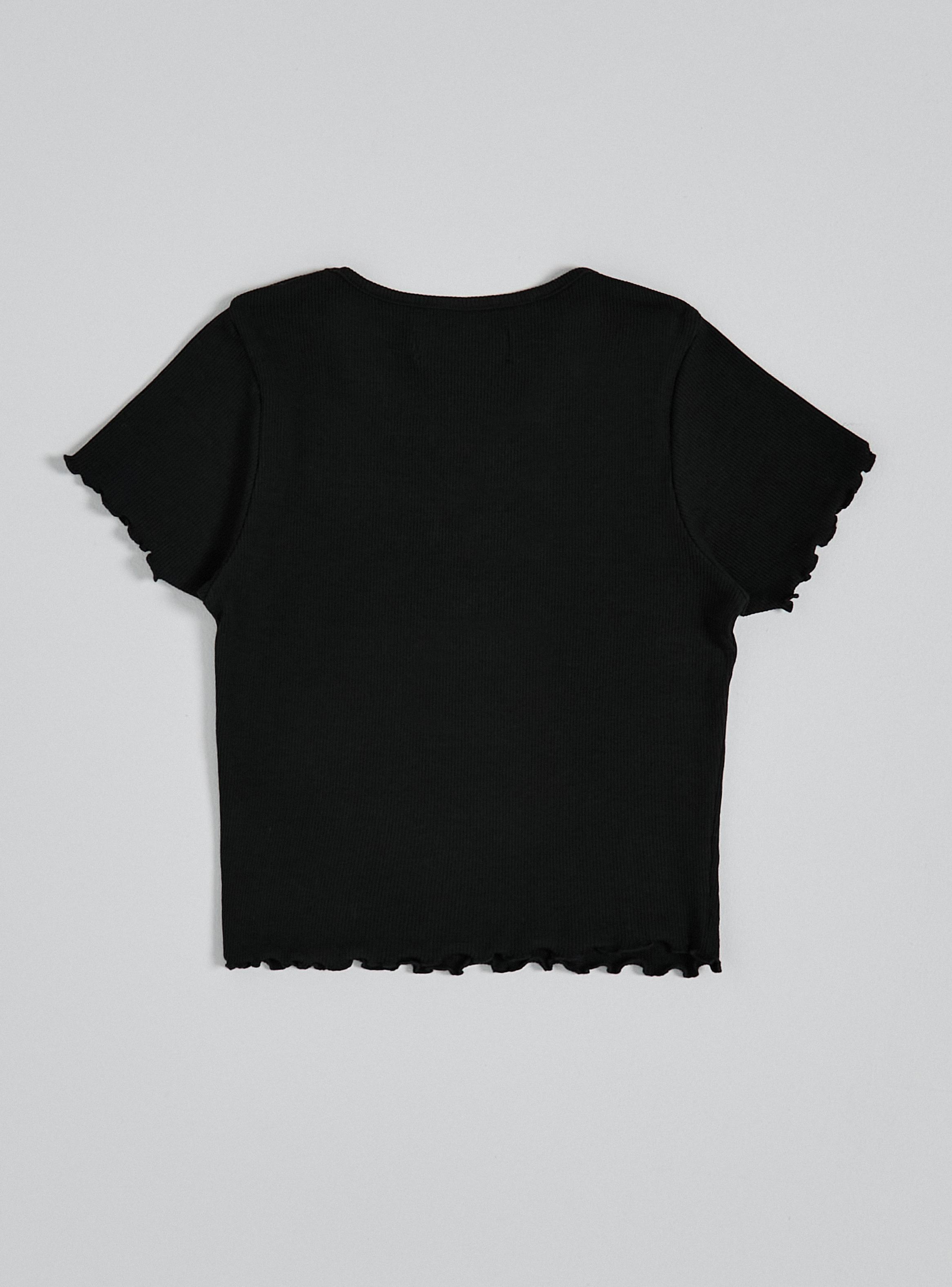 Polera Rib con Borde Irregular-1