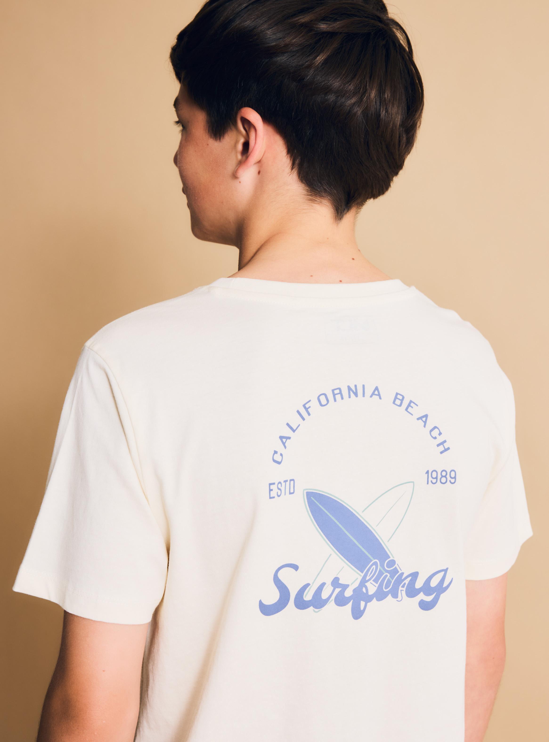 Polera Básica con Estampado Espalda-3