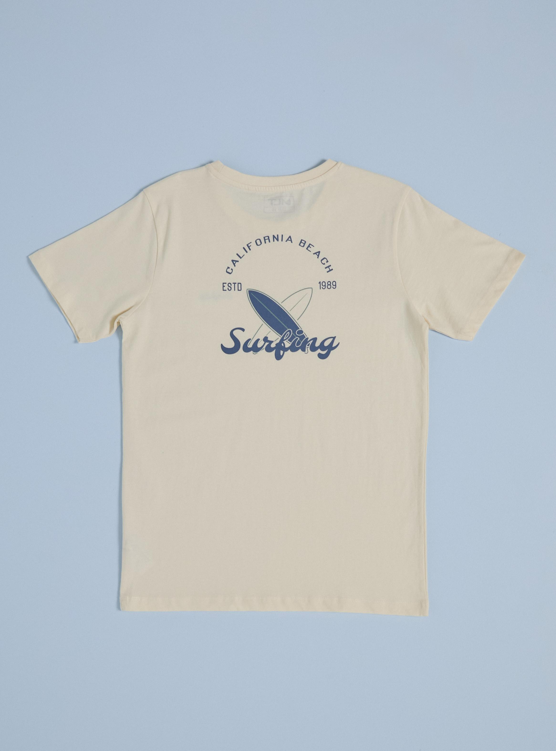 Polera Básica con Estampado Espalda-1