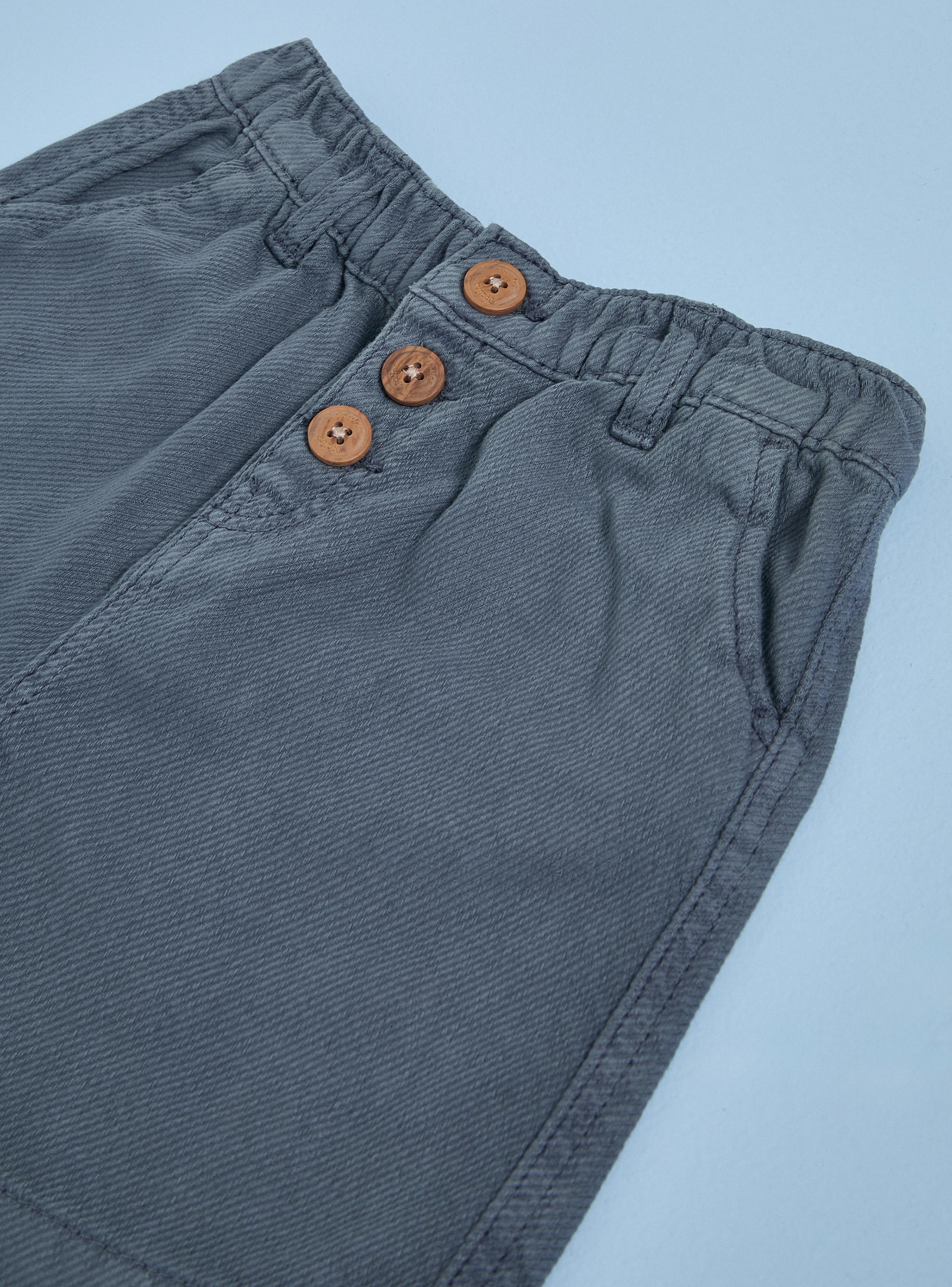 Short Twill Abotonado Niño-2