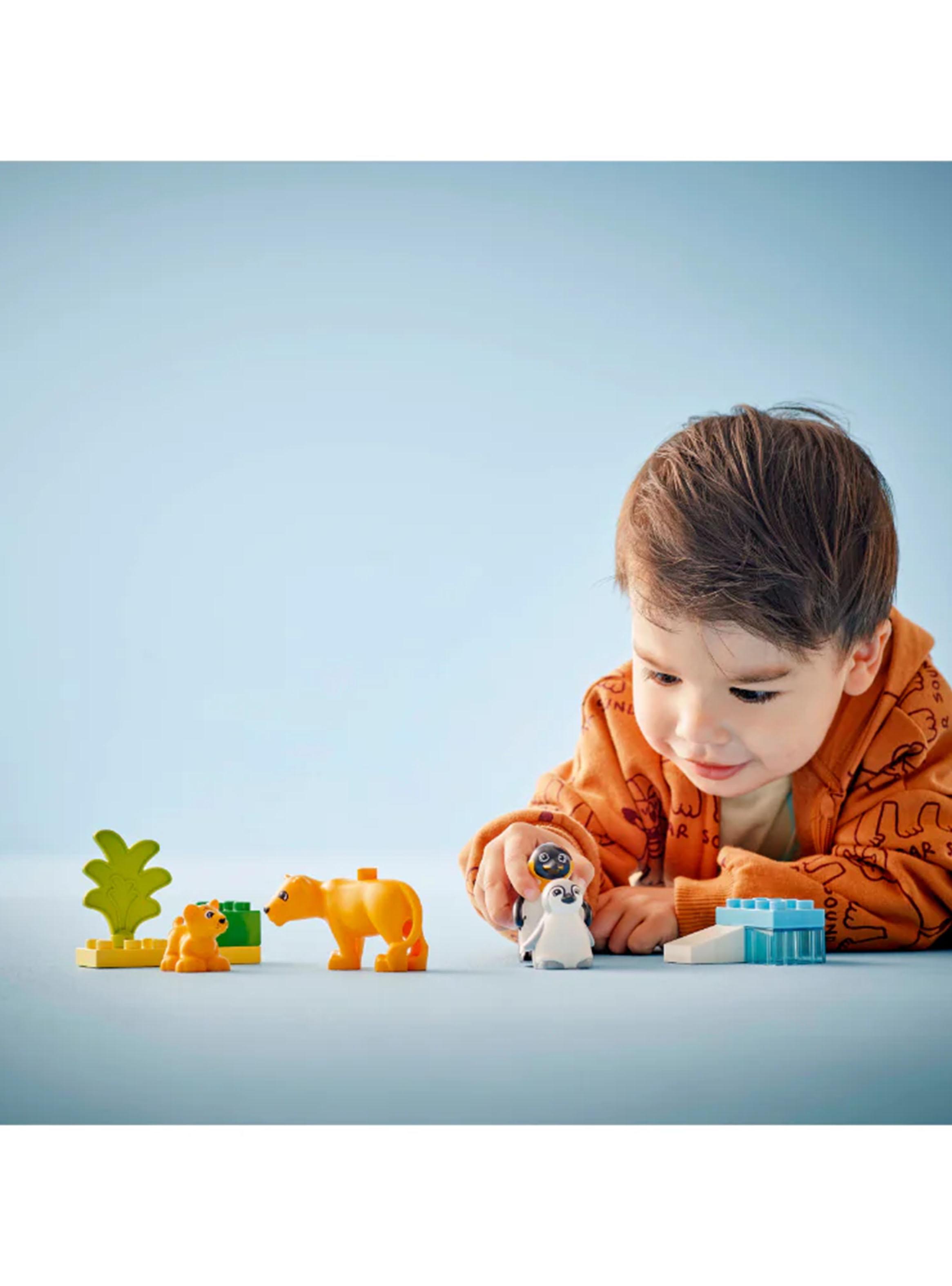 Lego Familias de la Fauna Salvaje: Pingüinos y Leones 10 Piezas-2