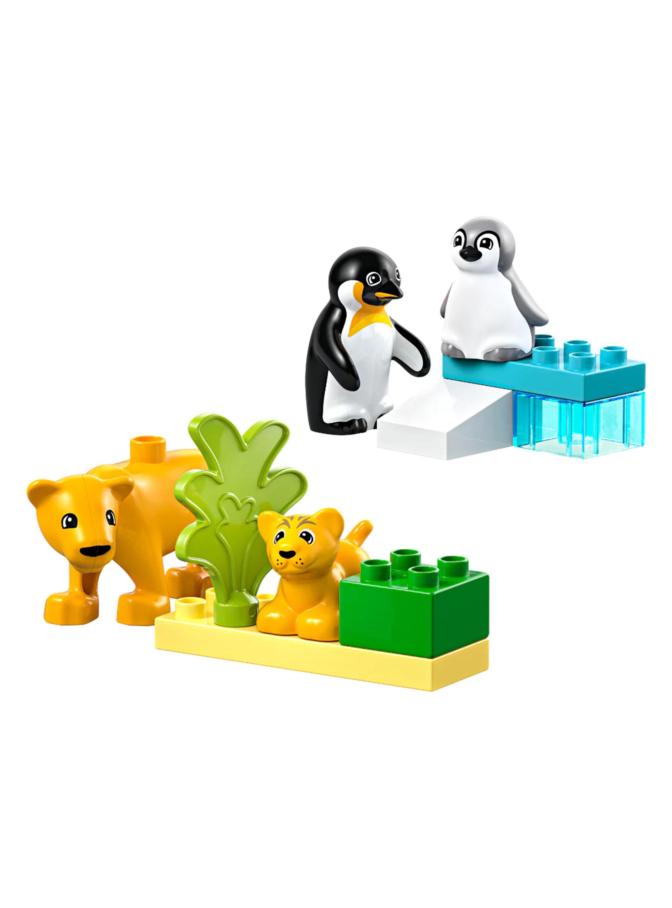Lego Familias de la Fauna Salvaje: Pingüinos y Leones 10 Piezas-1