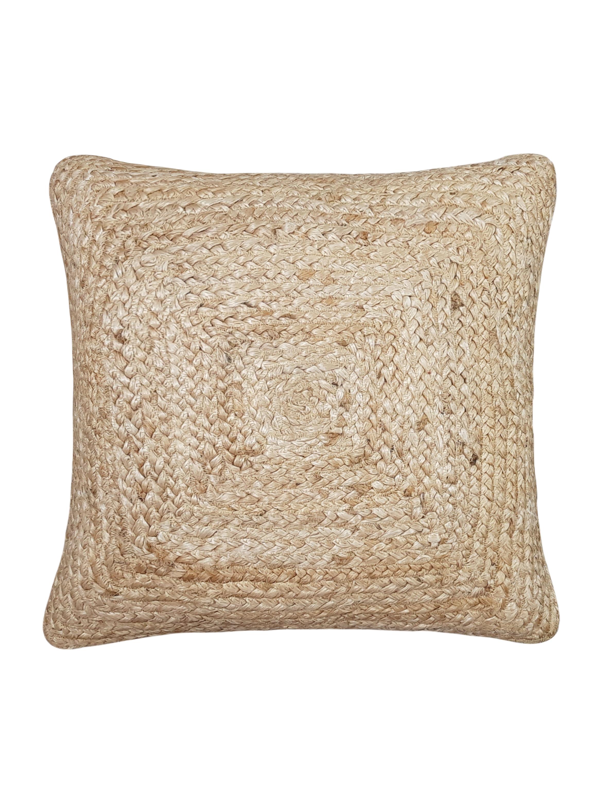 Cojín Tribal de Yute 45x45 cm-0