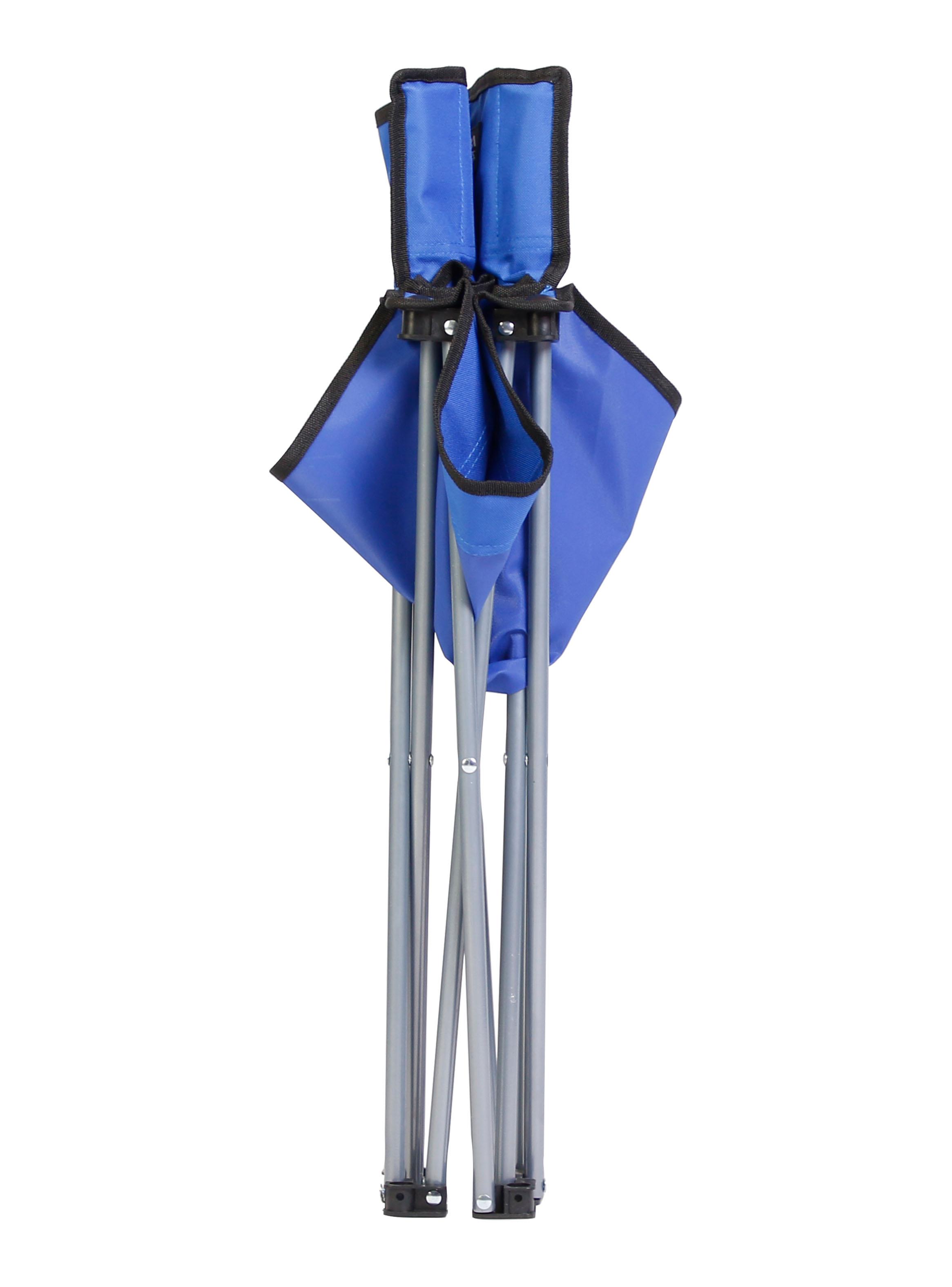 Silla de Camping Básica Azul-3