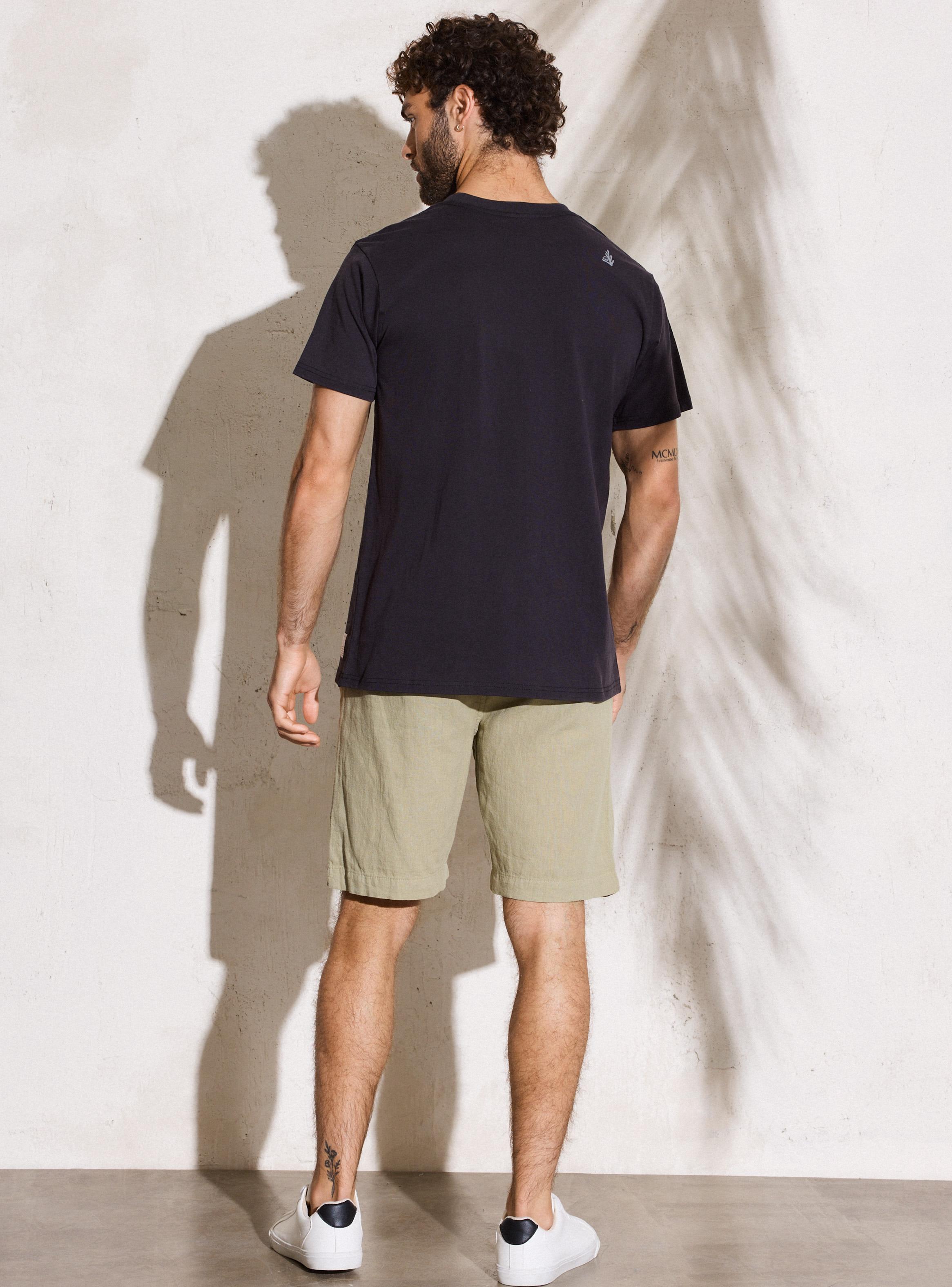 Polera Etiqueta Frontal Print Espalda-5
