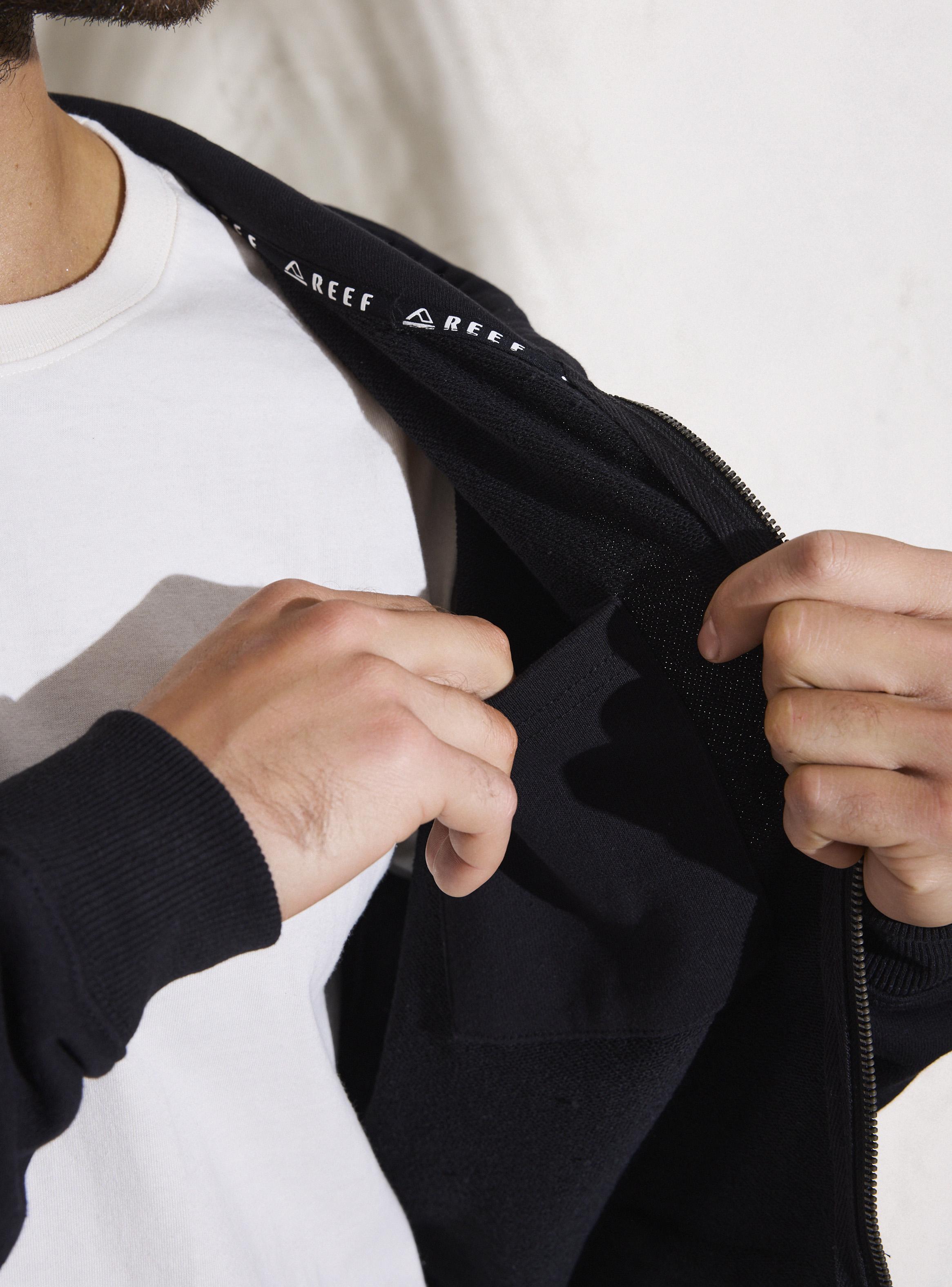 Polerón full zipper con Bolsillo Interno en Pecho-3