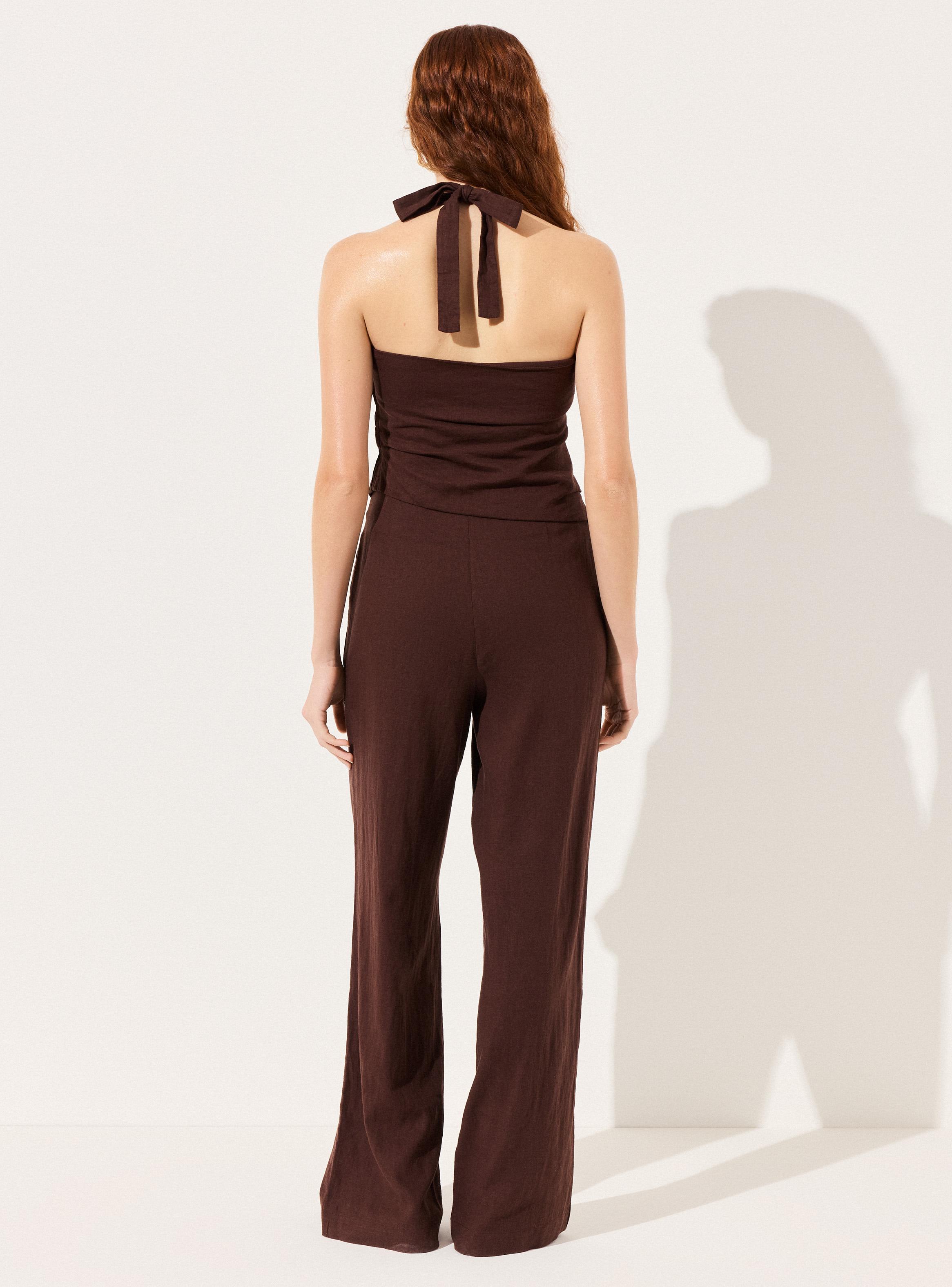 Blusa Top Halter Asimétrico Colaboración Alaniz x Alos-5