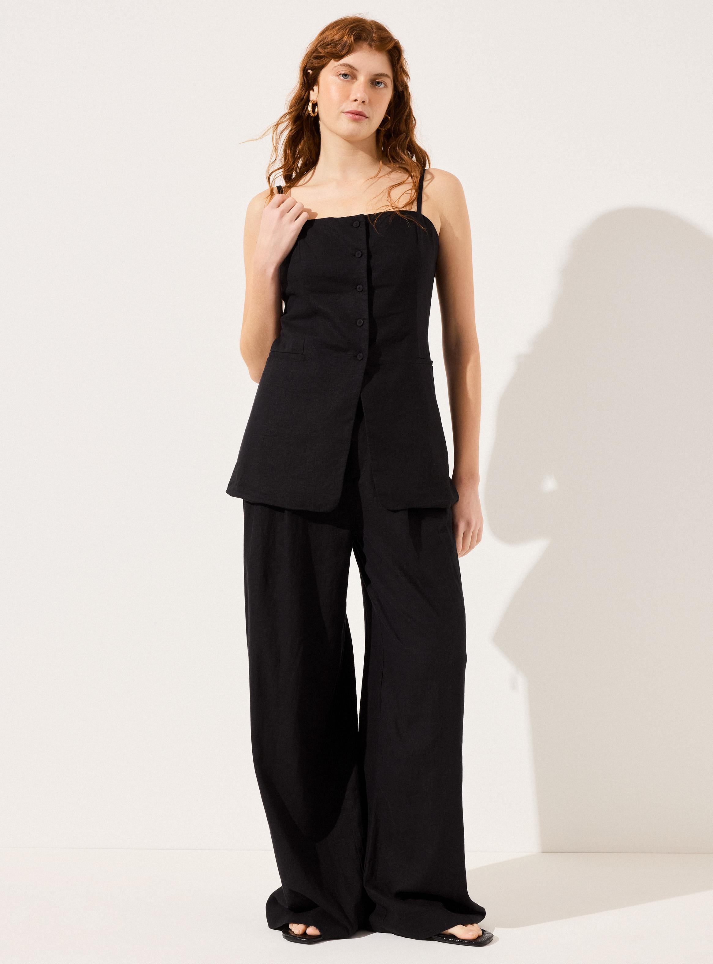 Blusa Vest Botones Colaboración Alaniz x Alos-4