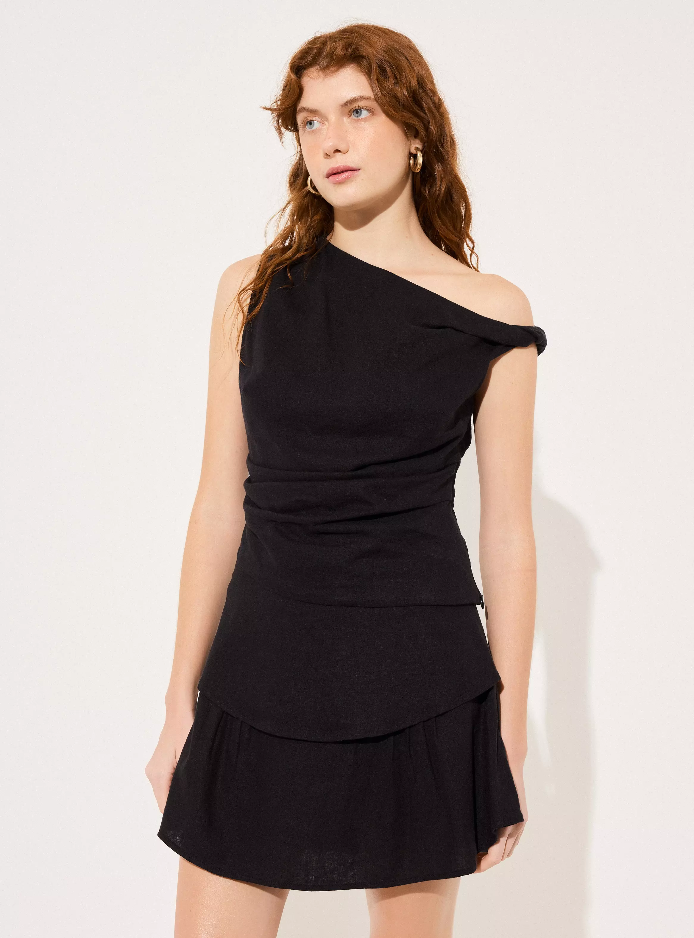 Blusa Escote Asimétrico Colaboración Alaniz x Alos-0