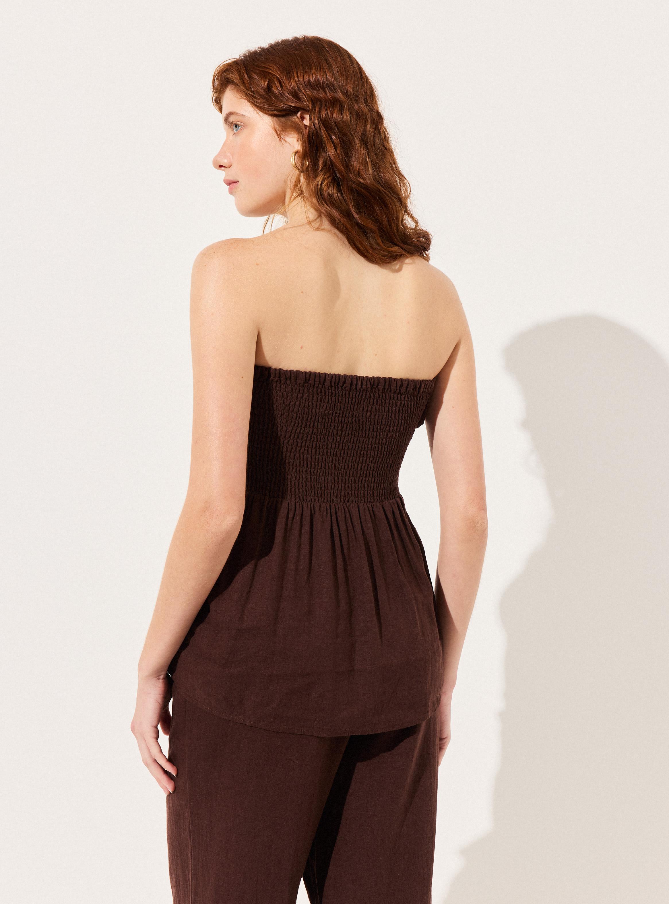 Blusa Strapless Colaboración Alaniz x Alos-1