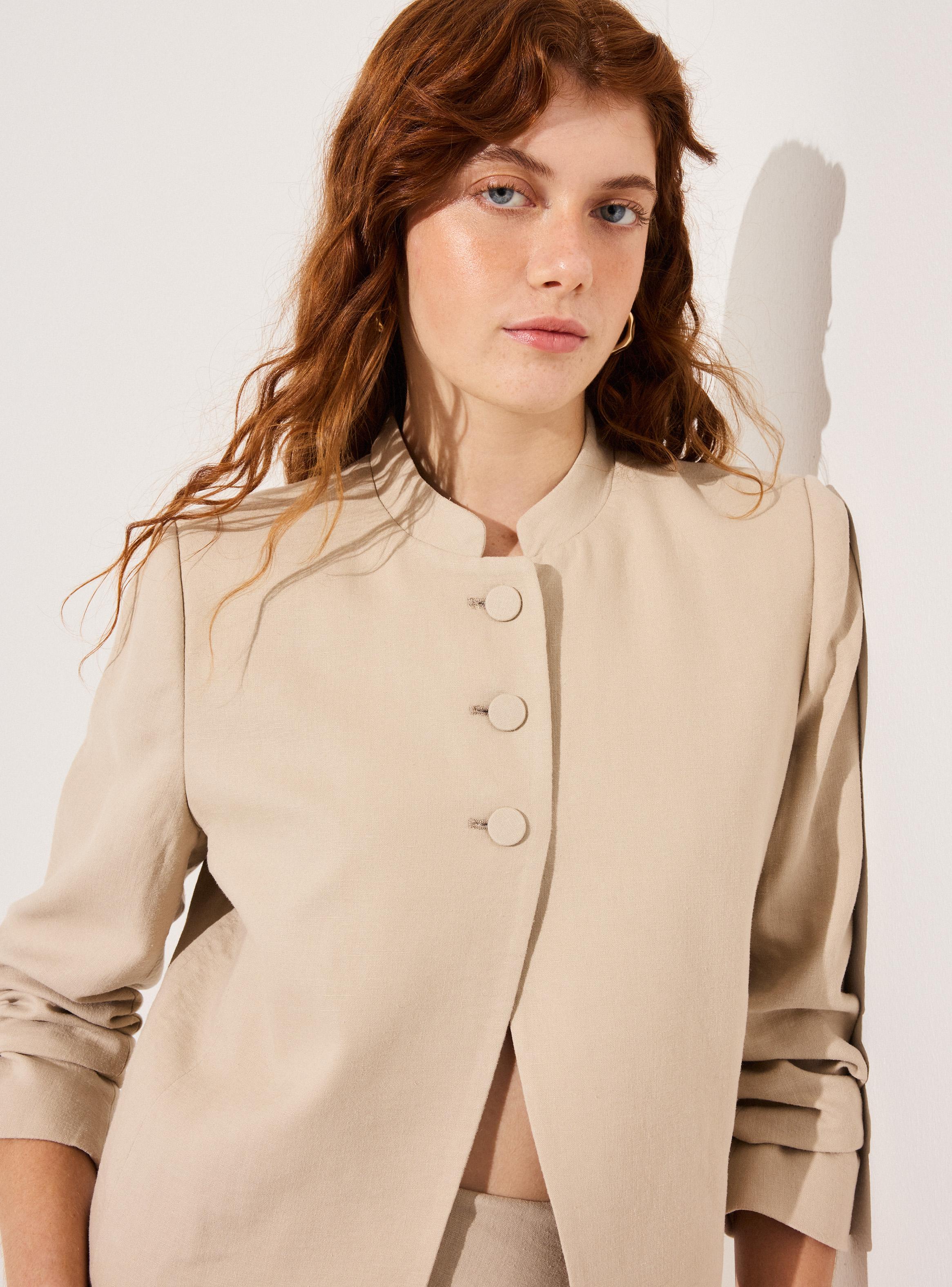Blazer Crop Botones Colaboración Alaniz x Alos-2