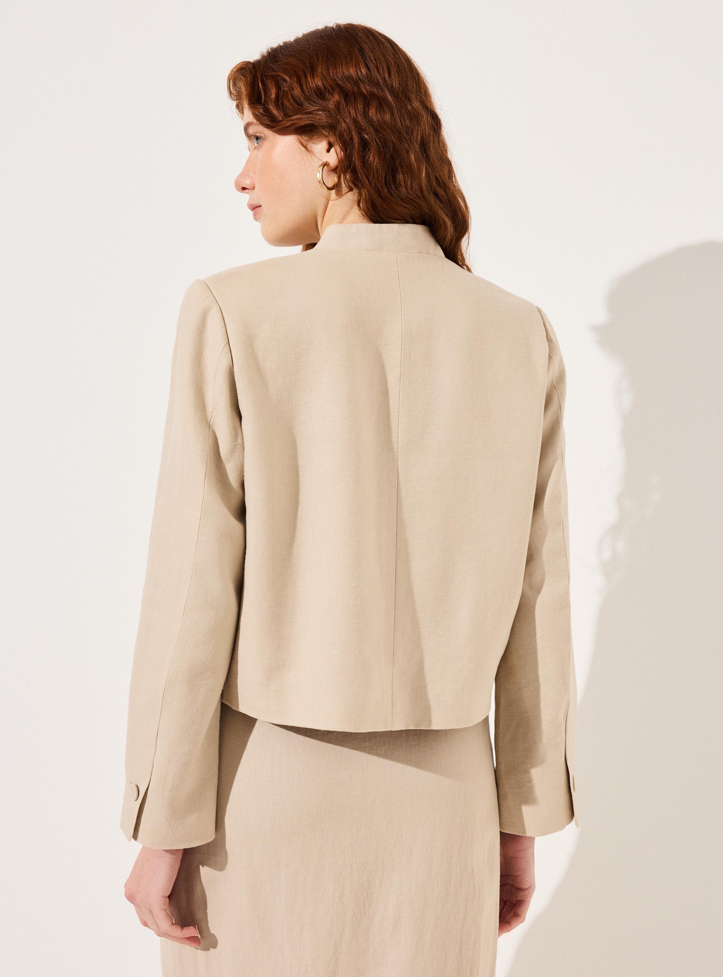 Blazer Crop Botones Colaboración Alaniz x Alos-1