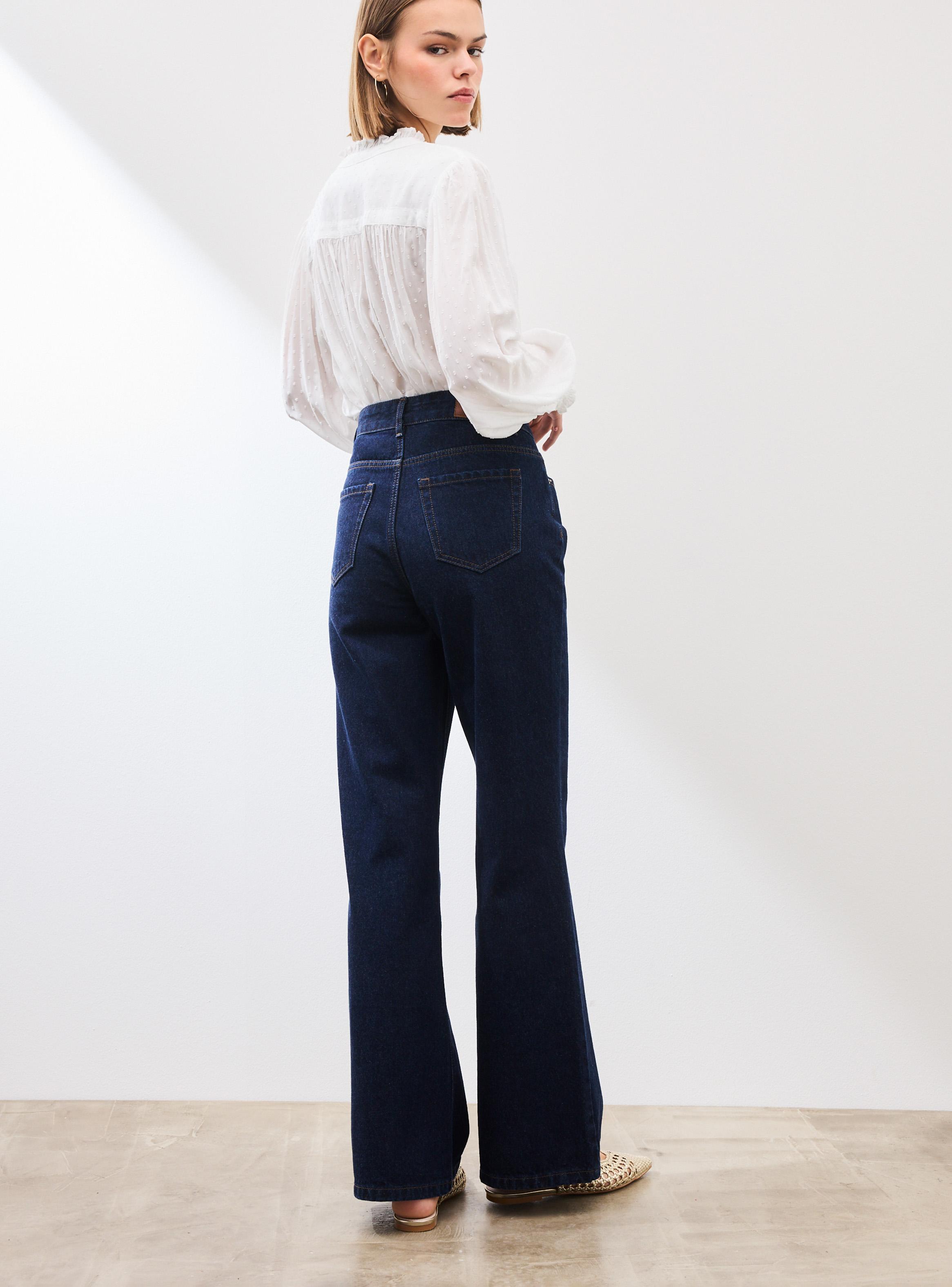 Jeans Straight Animal Print-5