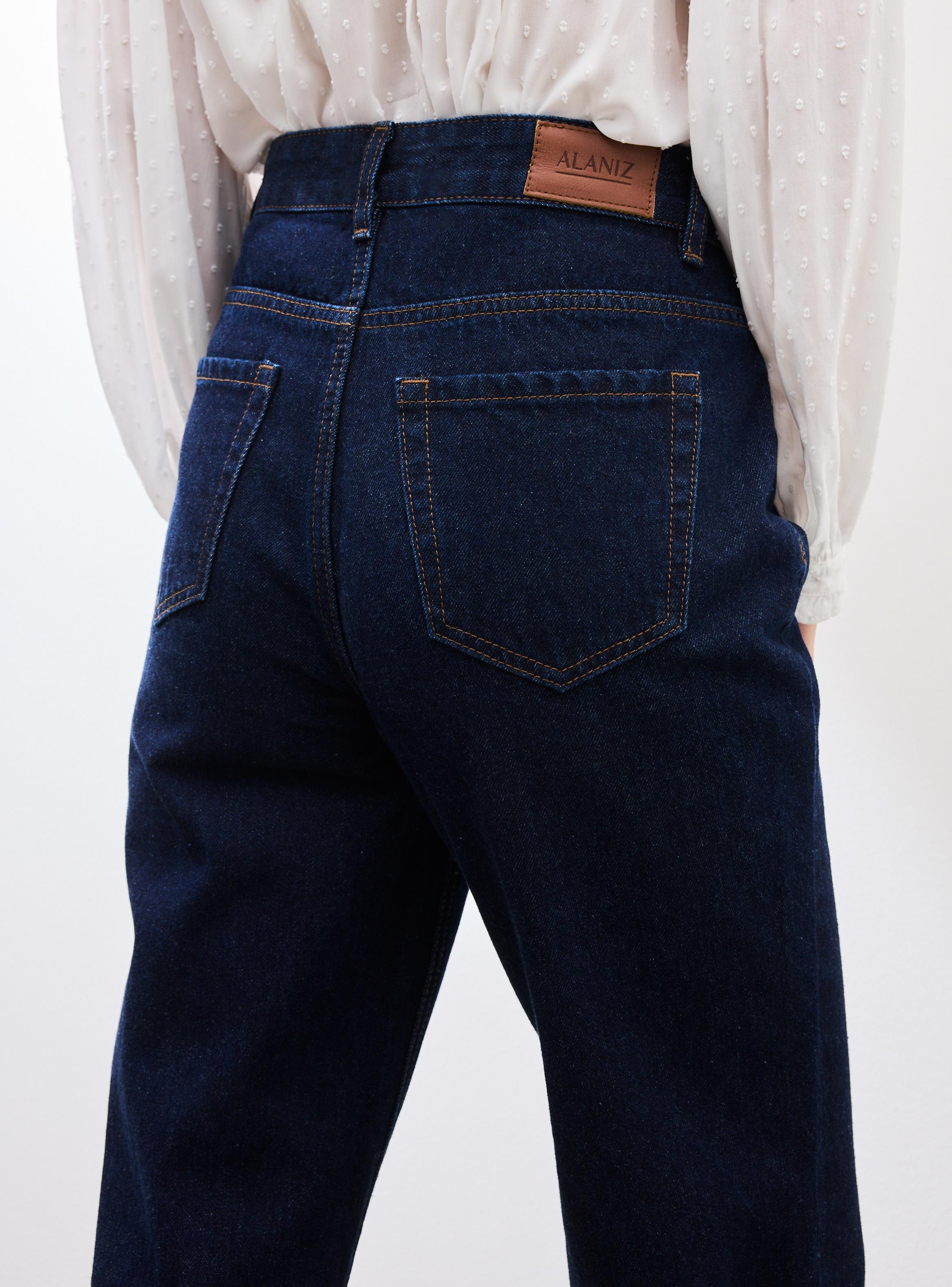 Jeans Straight Animal Print-3