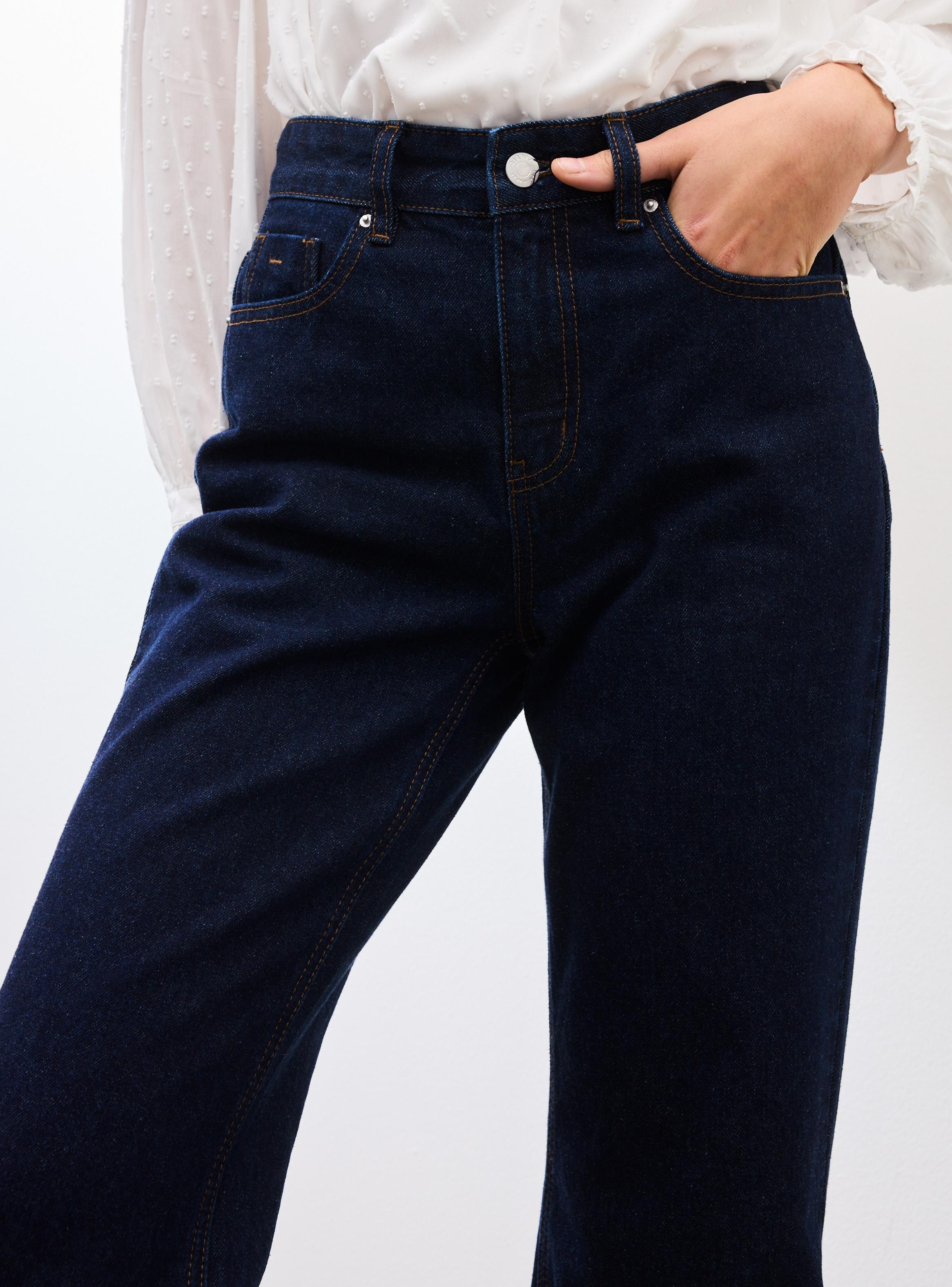 Jeans Straight Animal Print-2