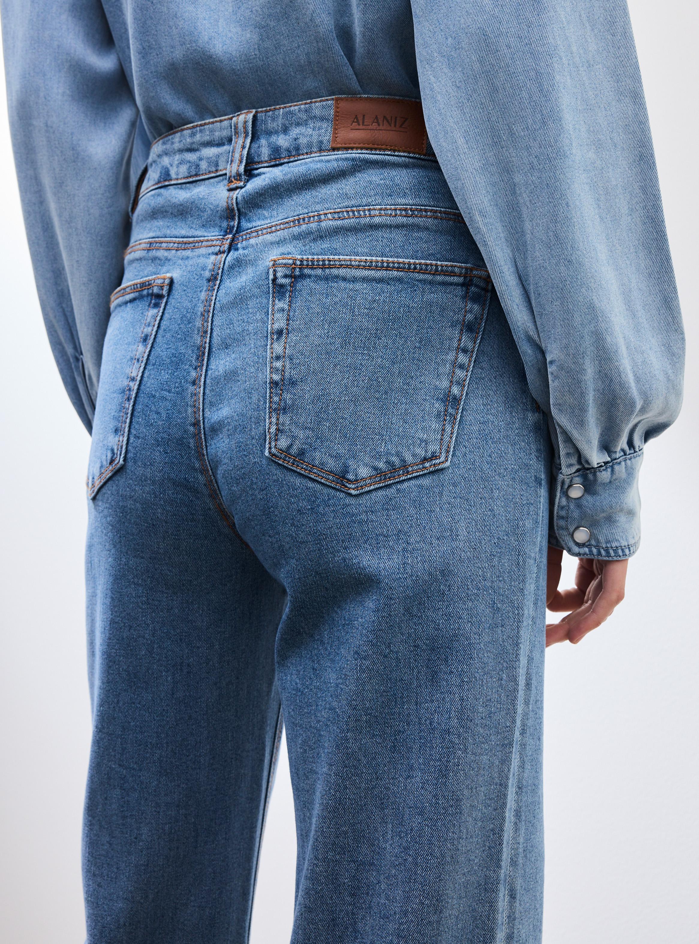 Jeans Wide Leg Apertura Amarras-3