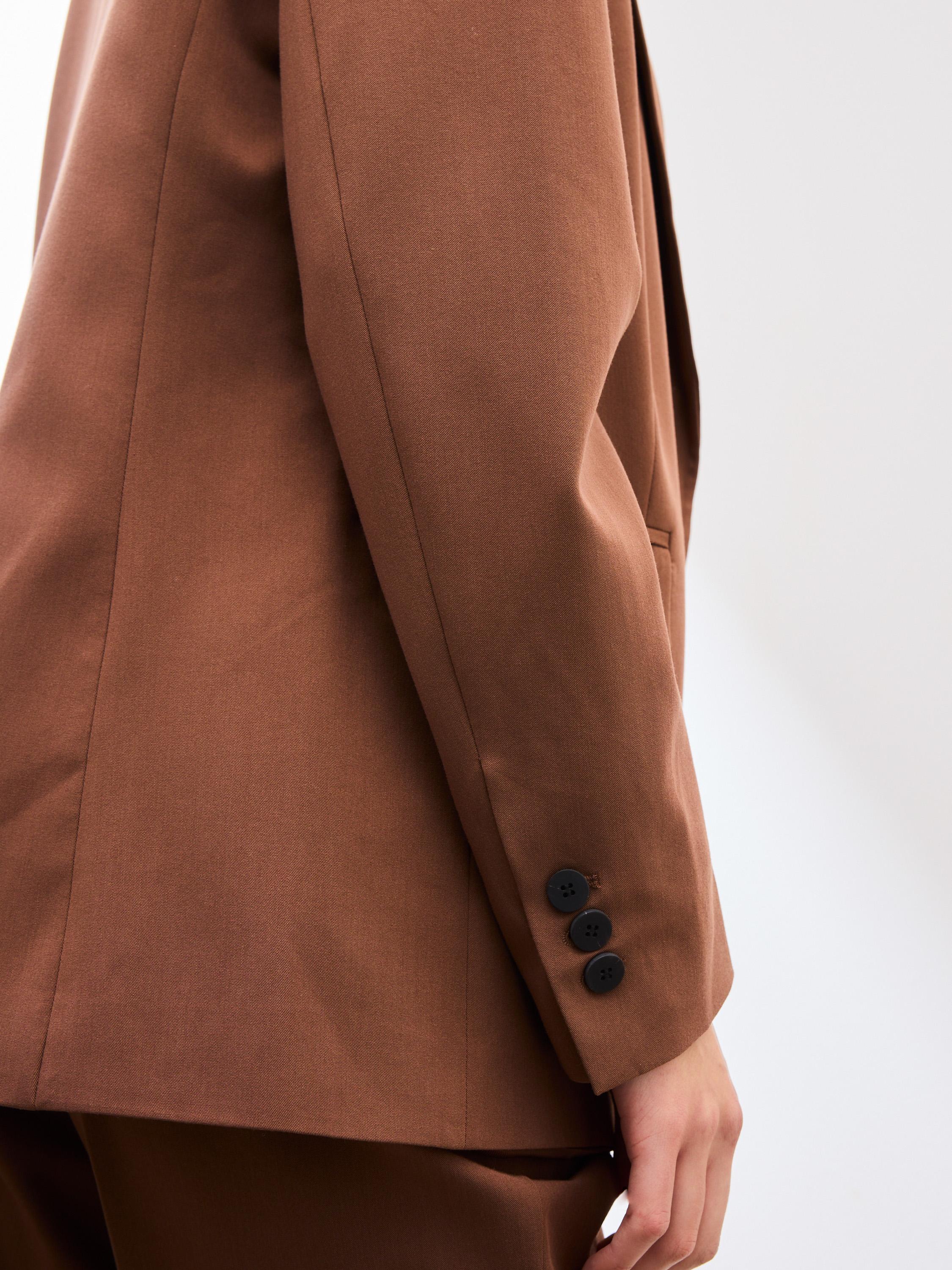 Blazer Traje Recto con Botón-3