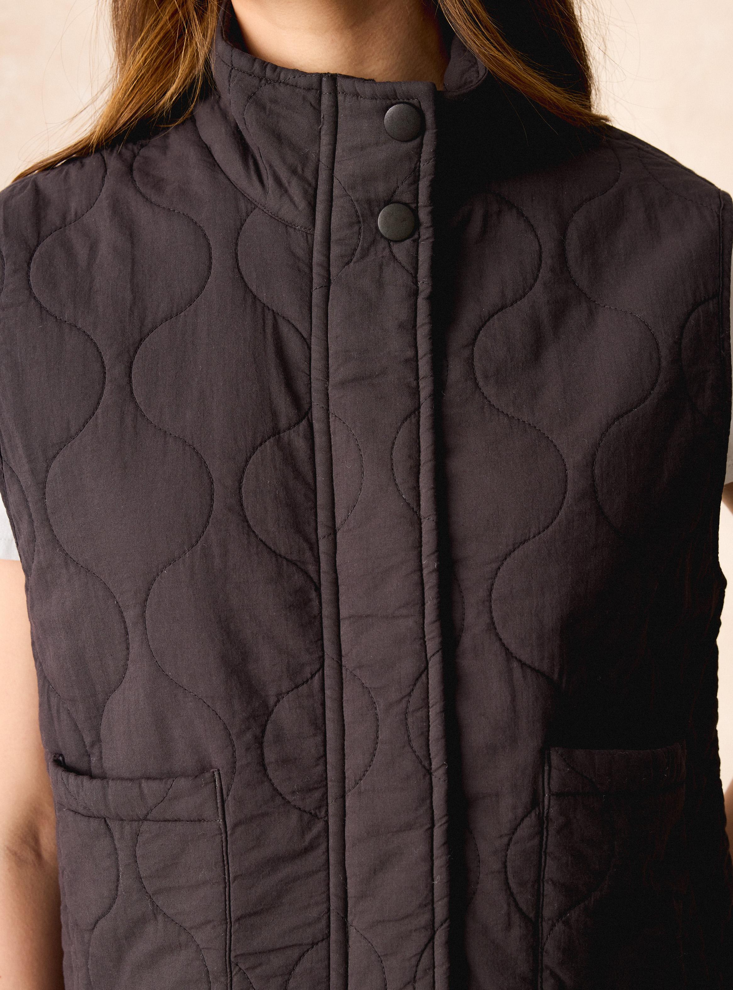 Chaqueta Acolchada con Proceso de Lavado-3