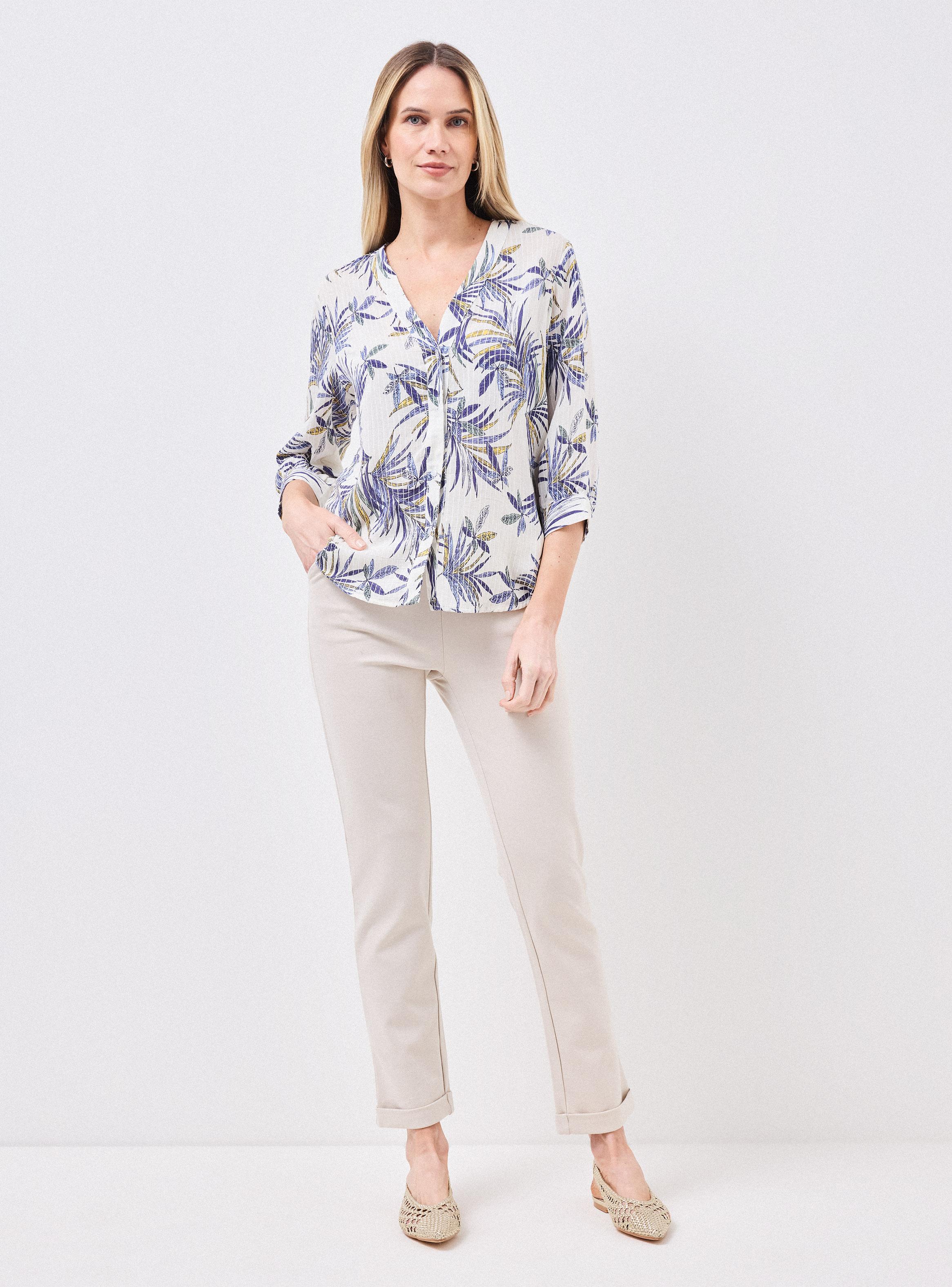 Blusa Estampada Manga 3/4-4