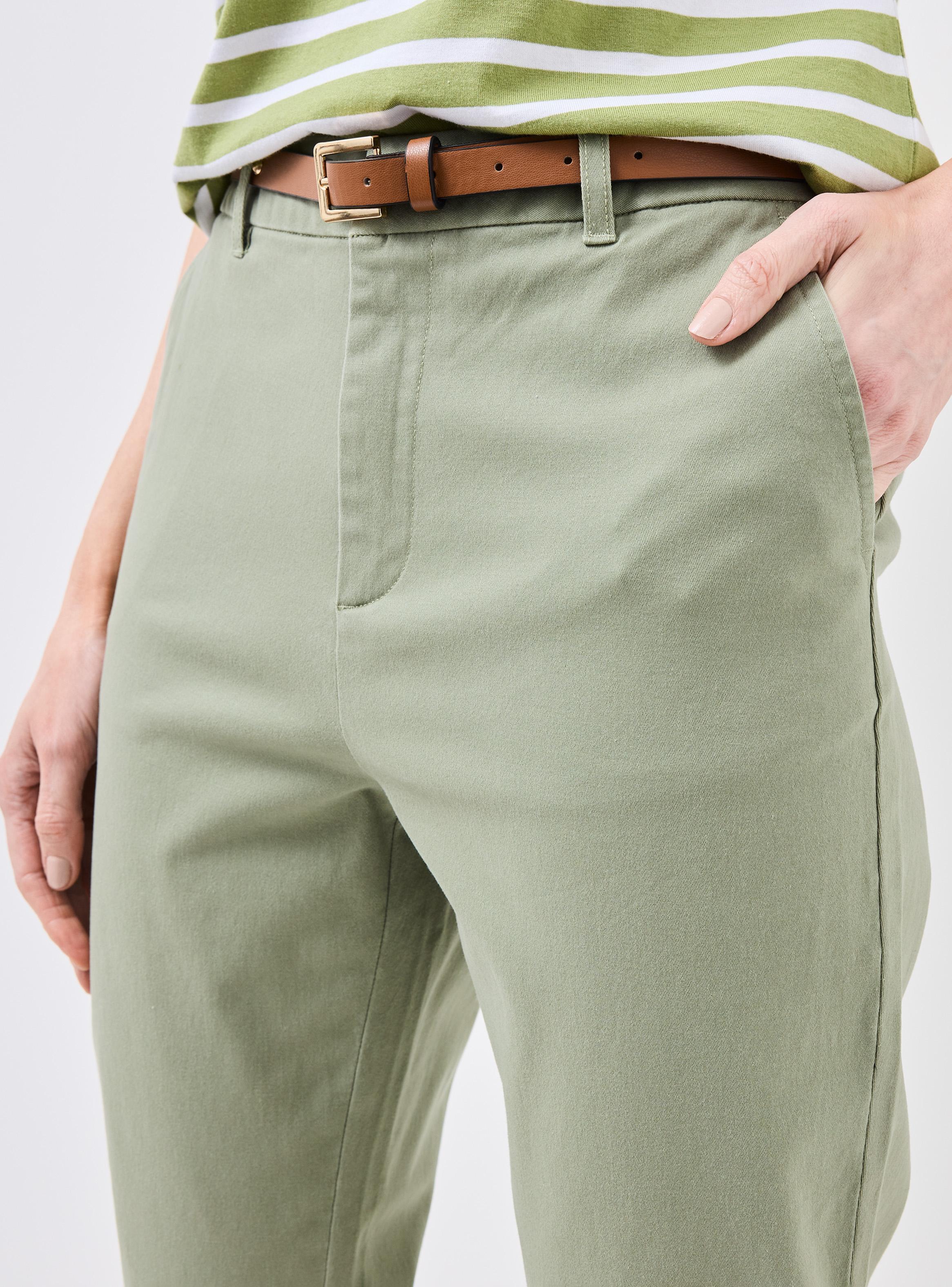 Pantalón Gabardina con Cinturón-2