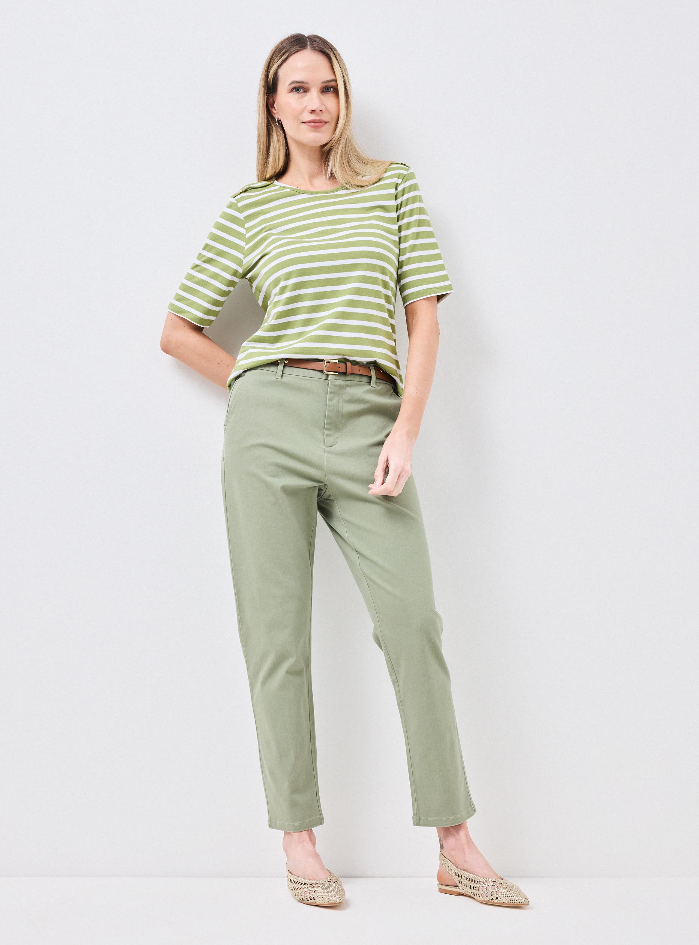 Pantalón Gabardina con Cinturón-4