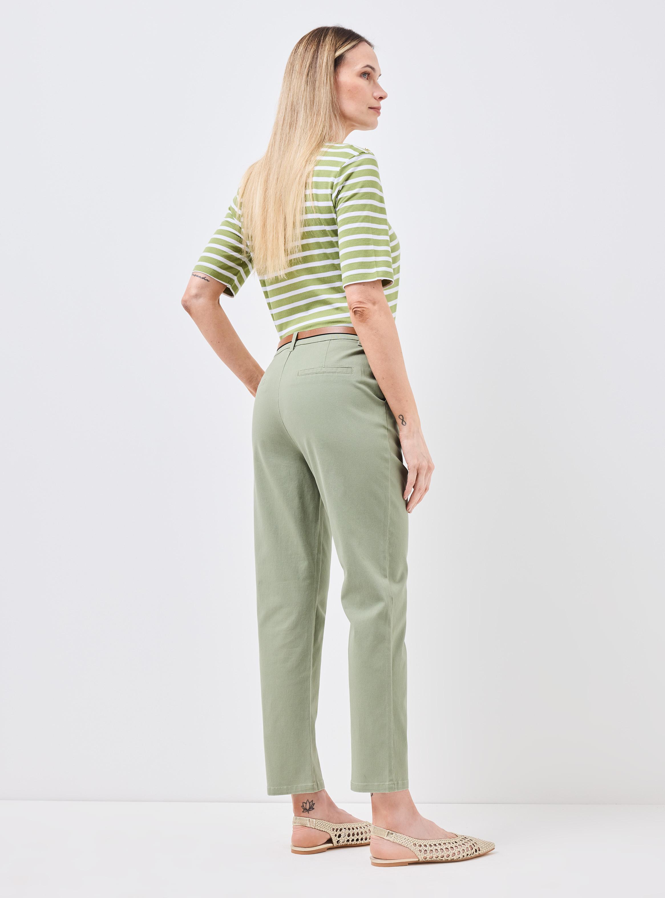 Pantalón Gabardina con Cinturón-5