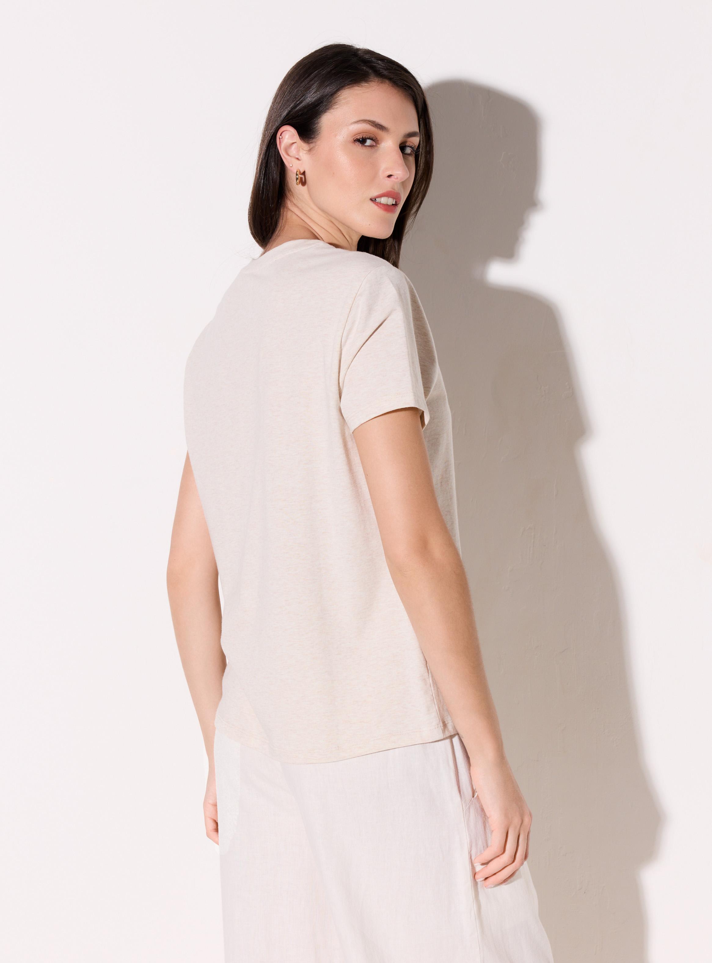 Polera Logo Flor Cristales-1