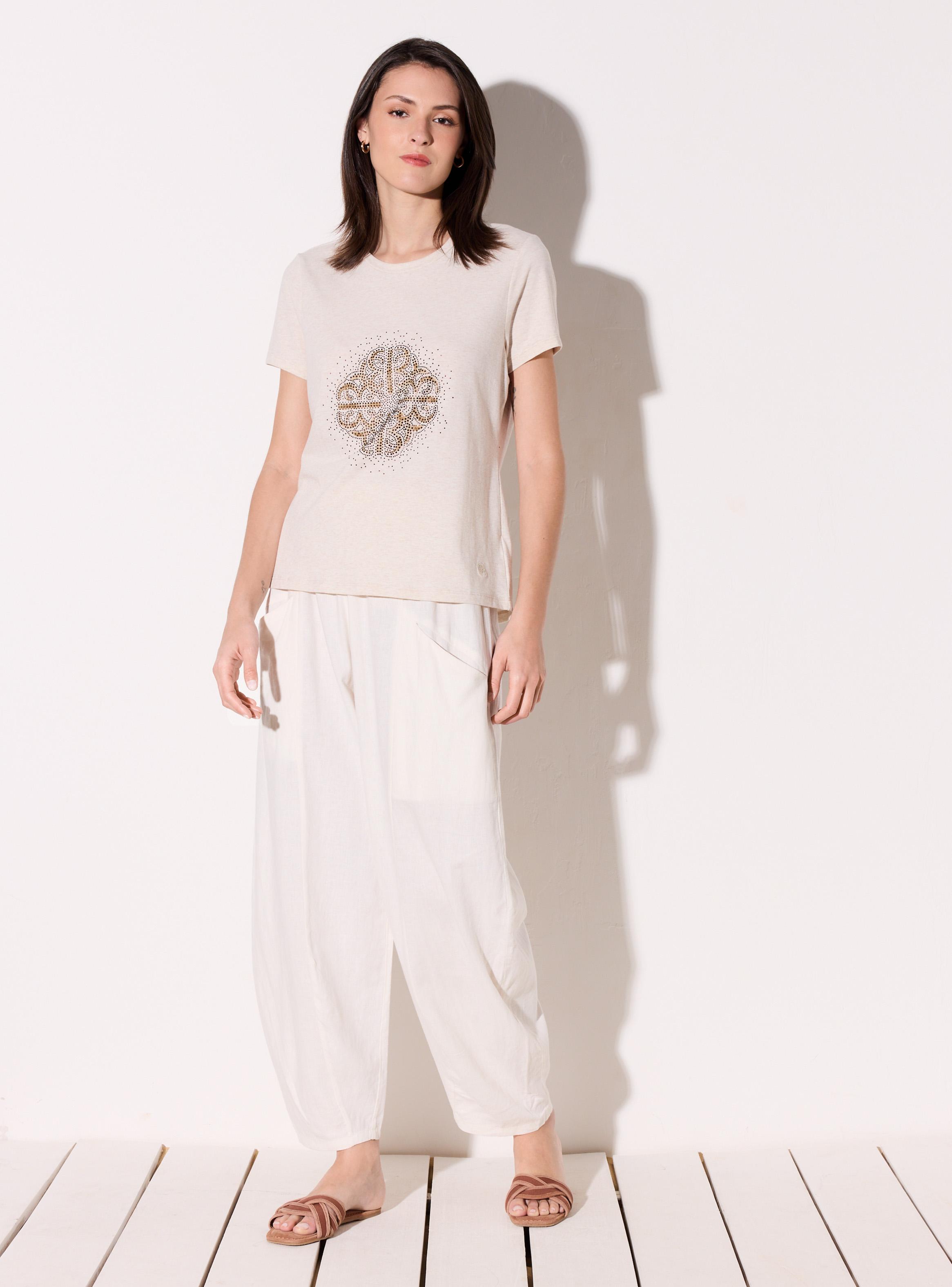 Polera Logo Flor Cristales-4