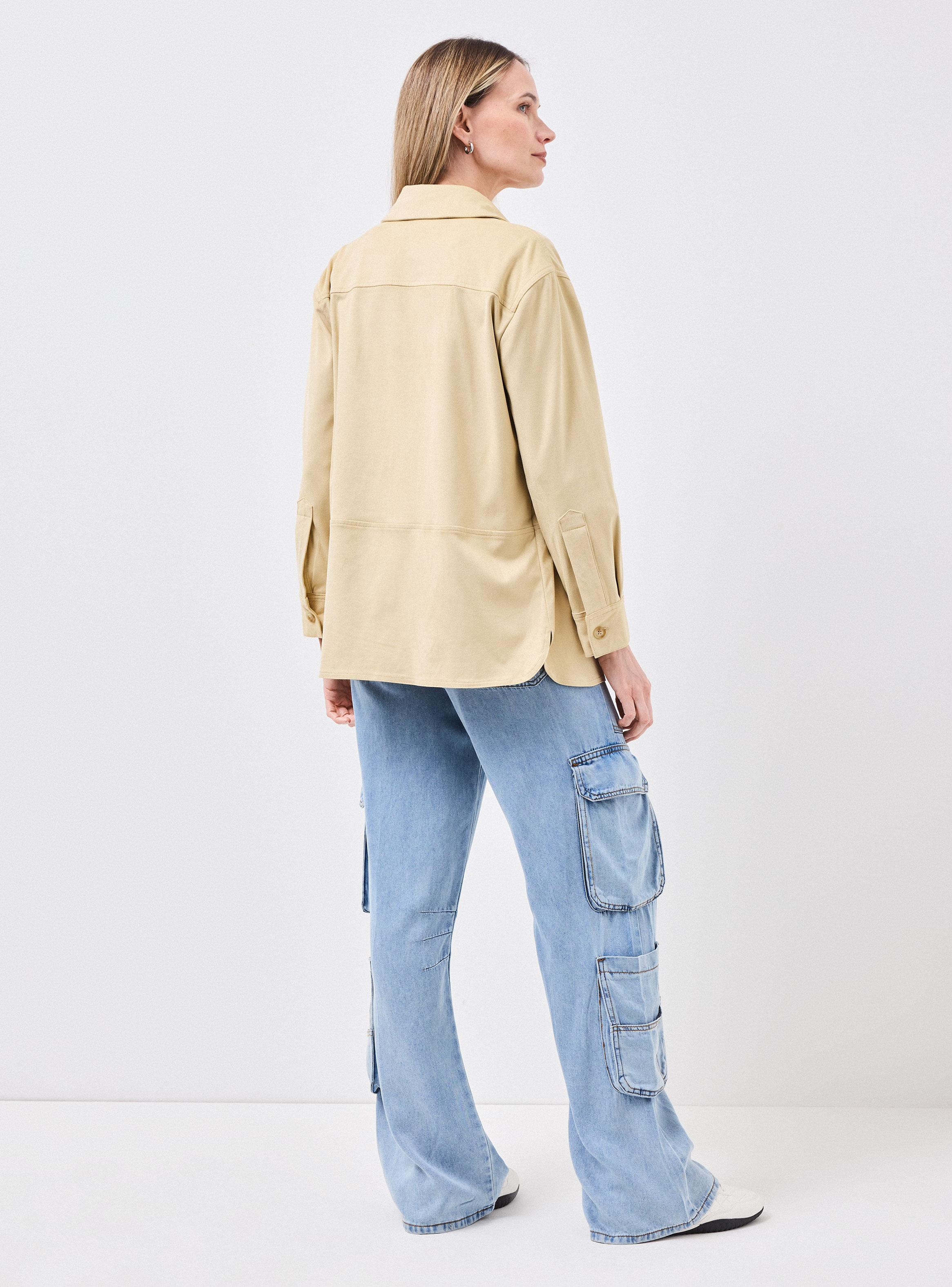 Blazer Casual Fake Suede-5