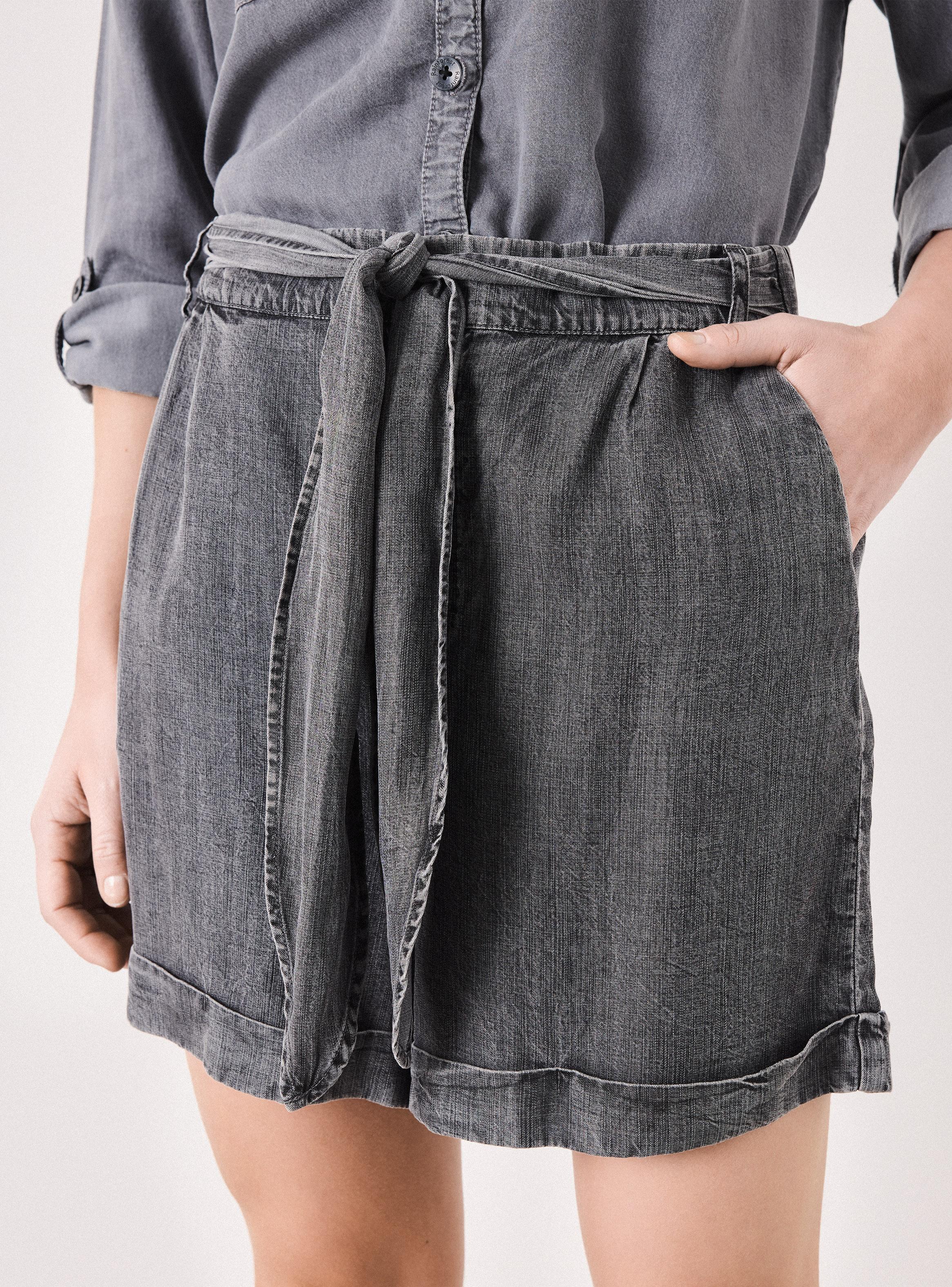 Short Look Denim Fluido-2