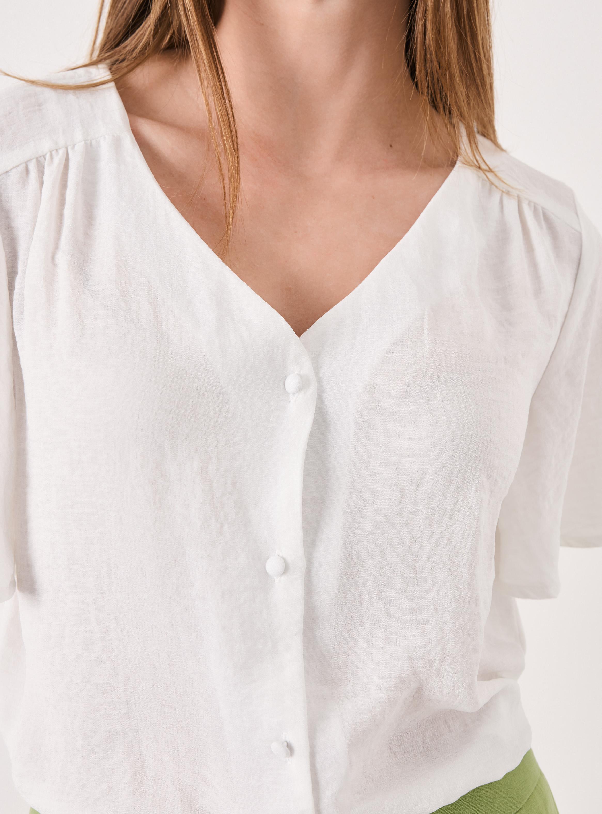Blusa Ancha Botones-3