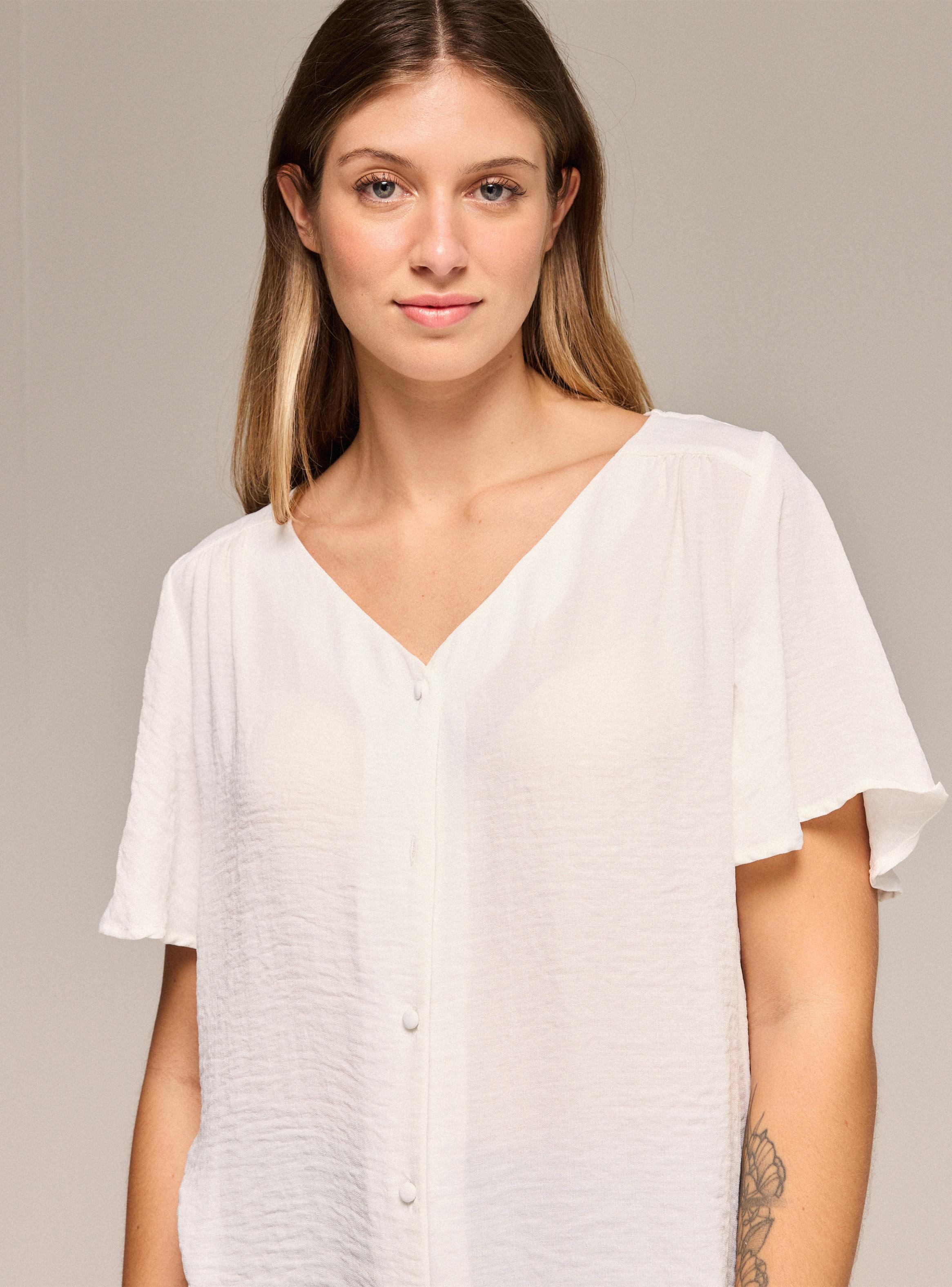 Blusa Ancha Botones-2