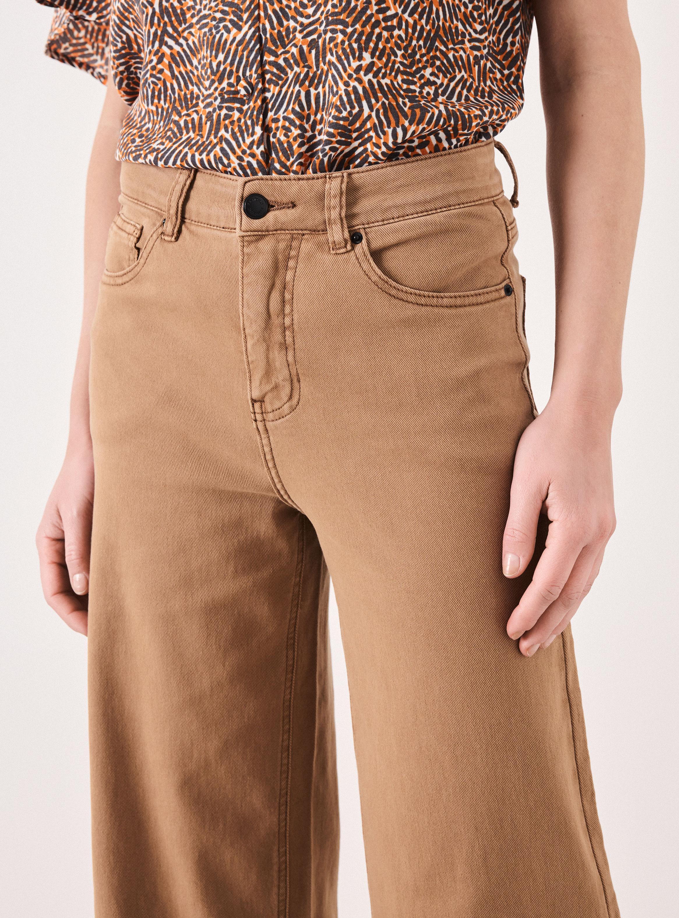 Pantalón Tiro Alto Pierna Ancha-2