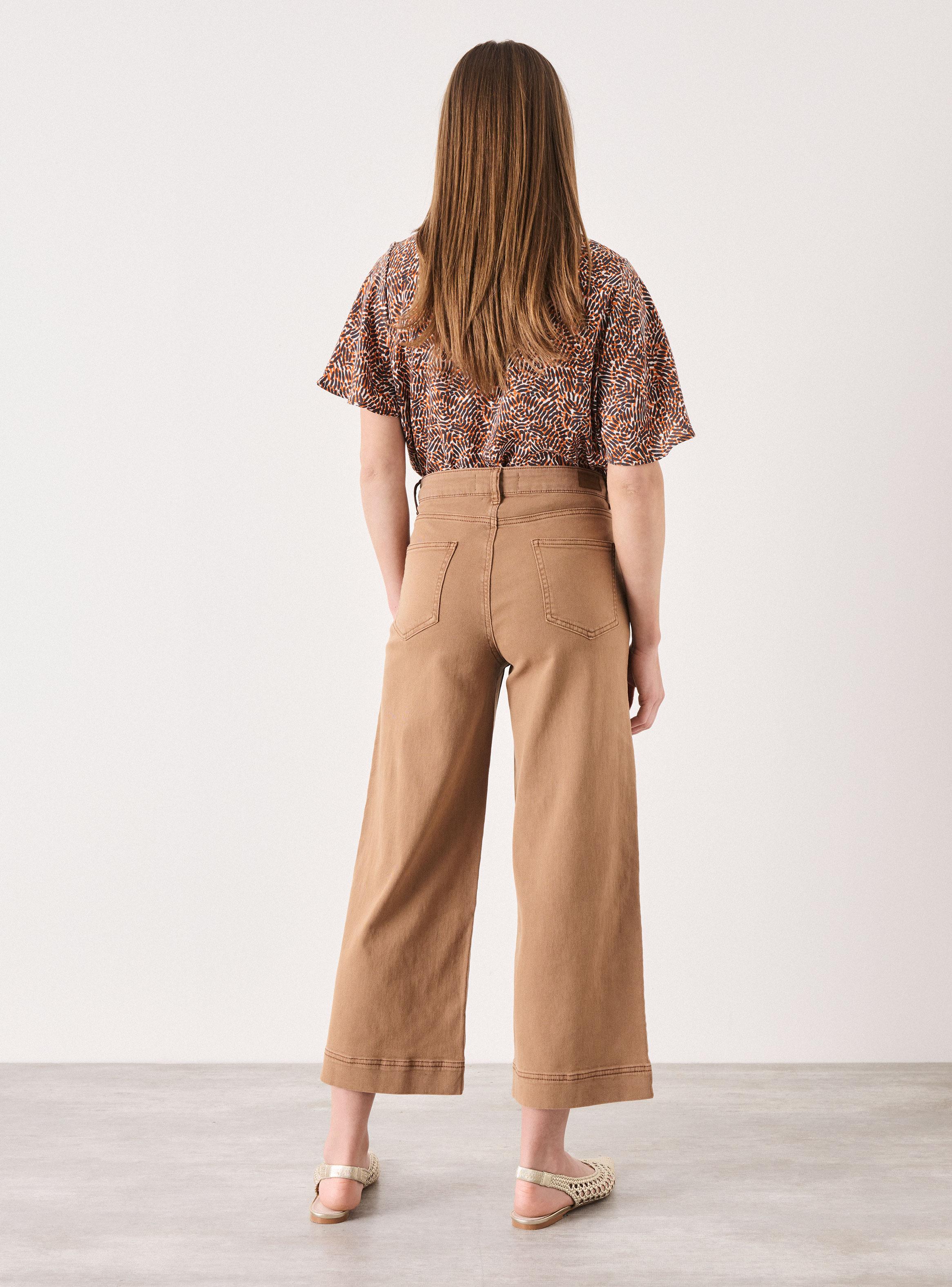 Pantalón Tiro Alto Pierna Ancha-5