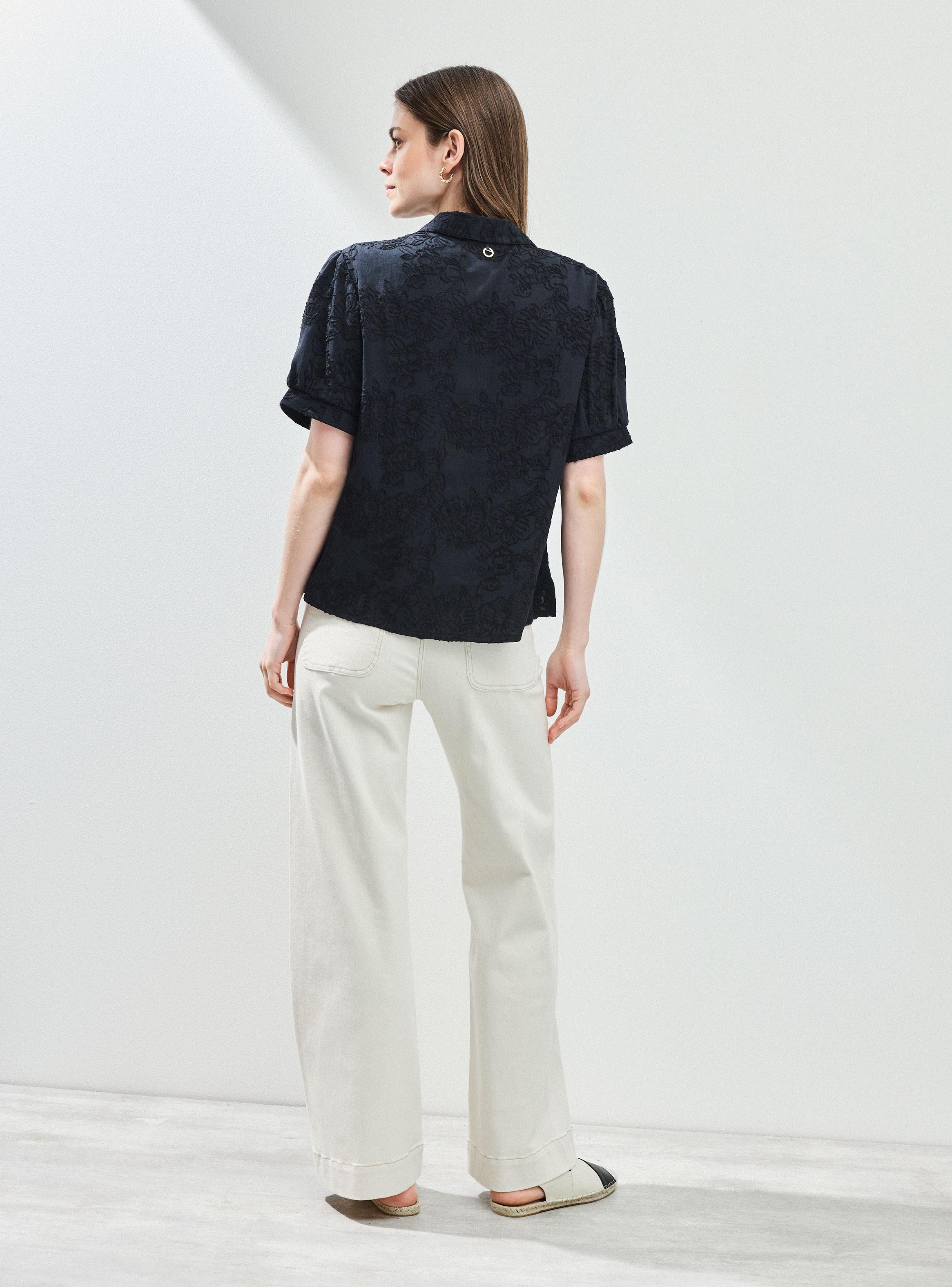 Blusa Camisera Bordada-5