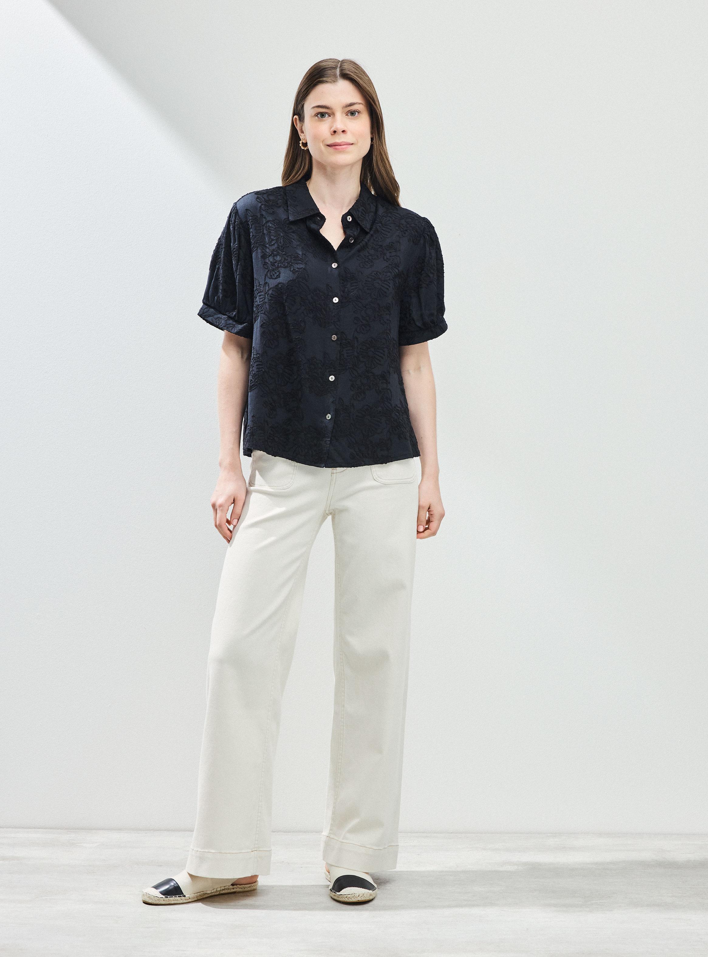 Blusa Camisera Bordada-4