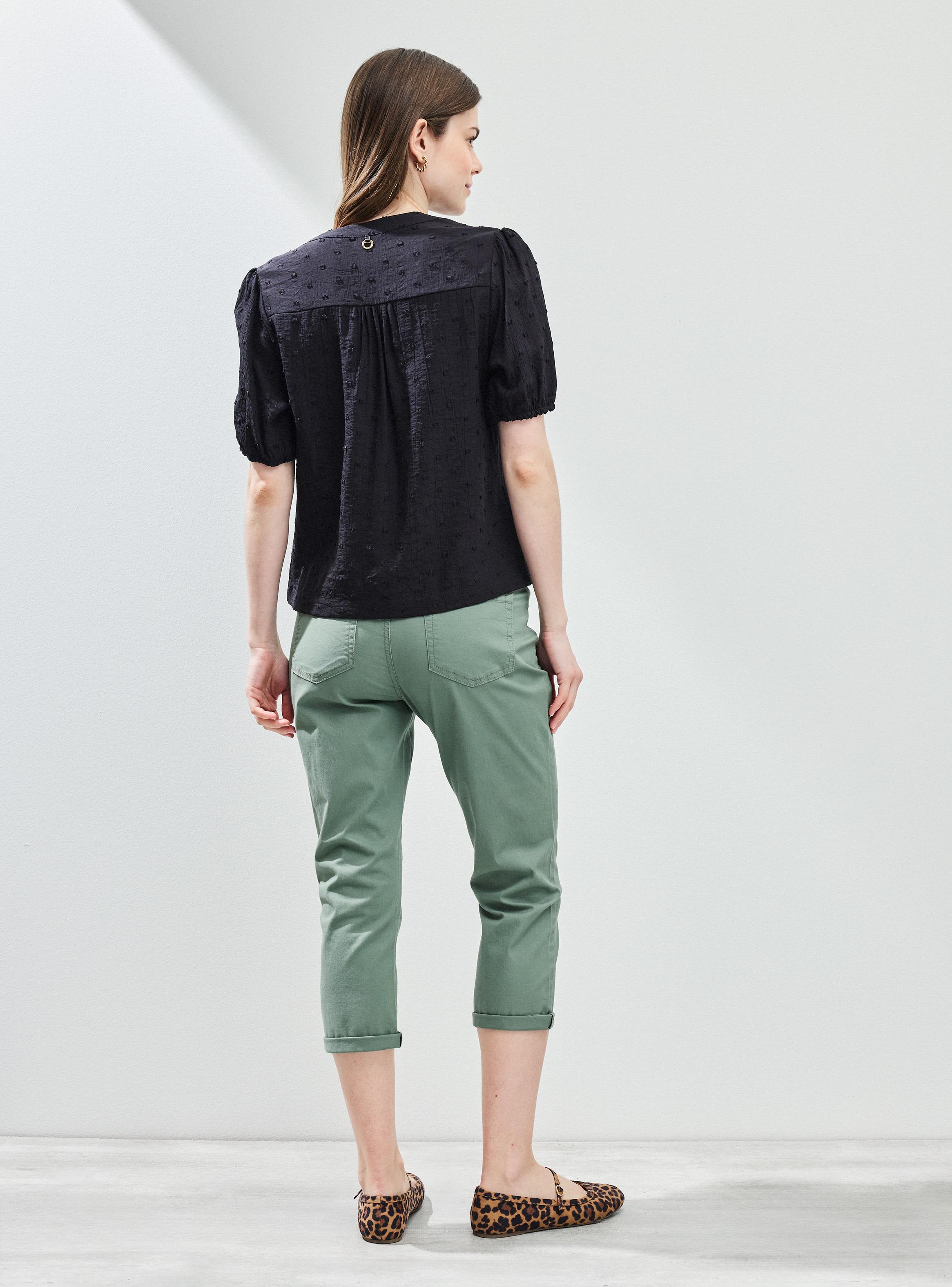 Blusa Textura de Lunares-4