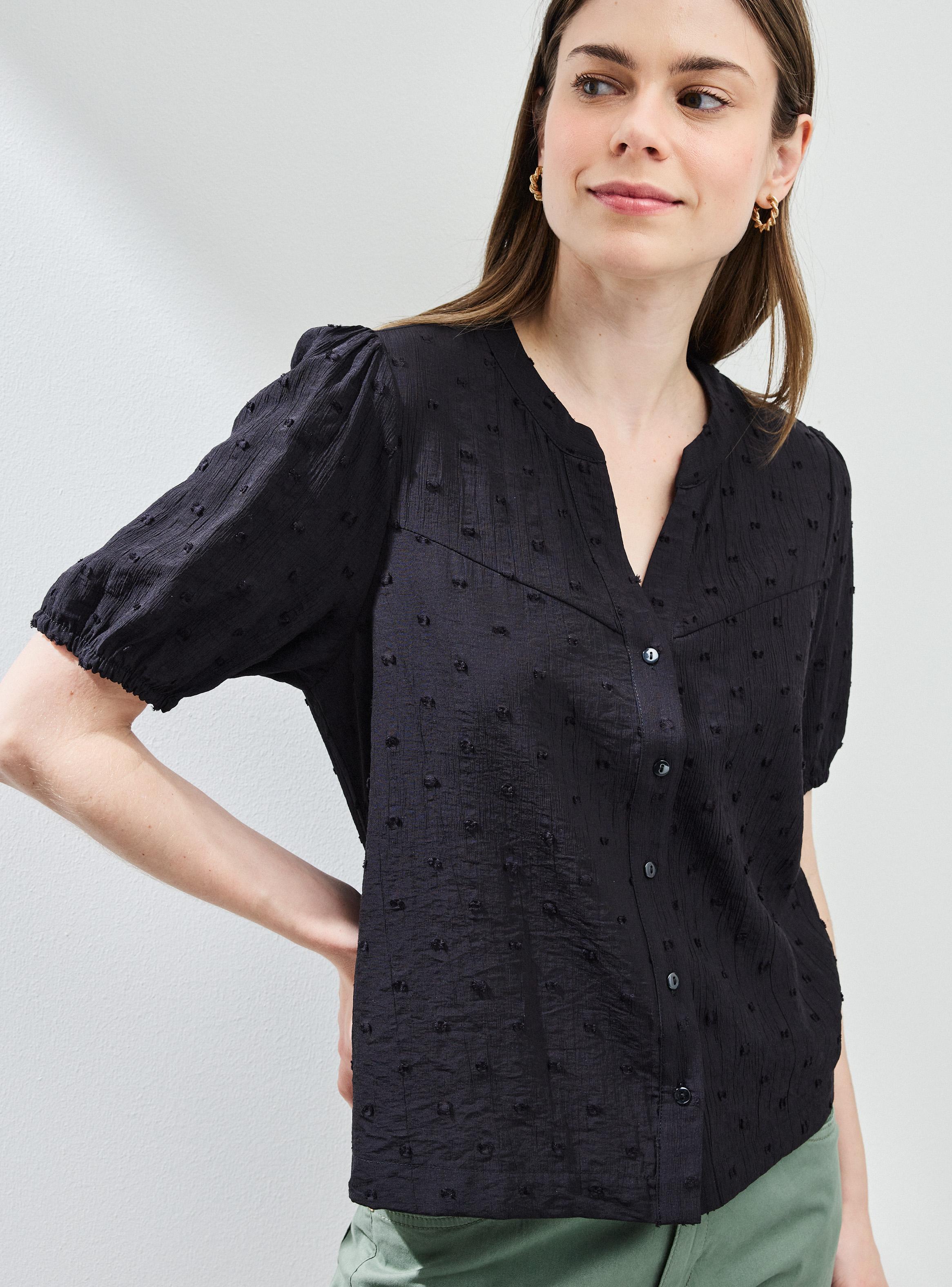 Blusa Textura de Lunares-2
